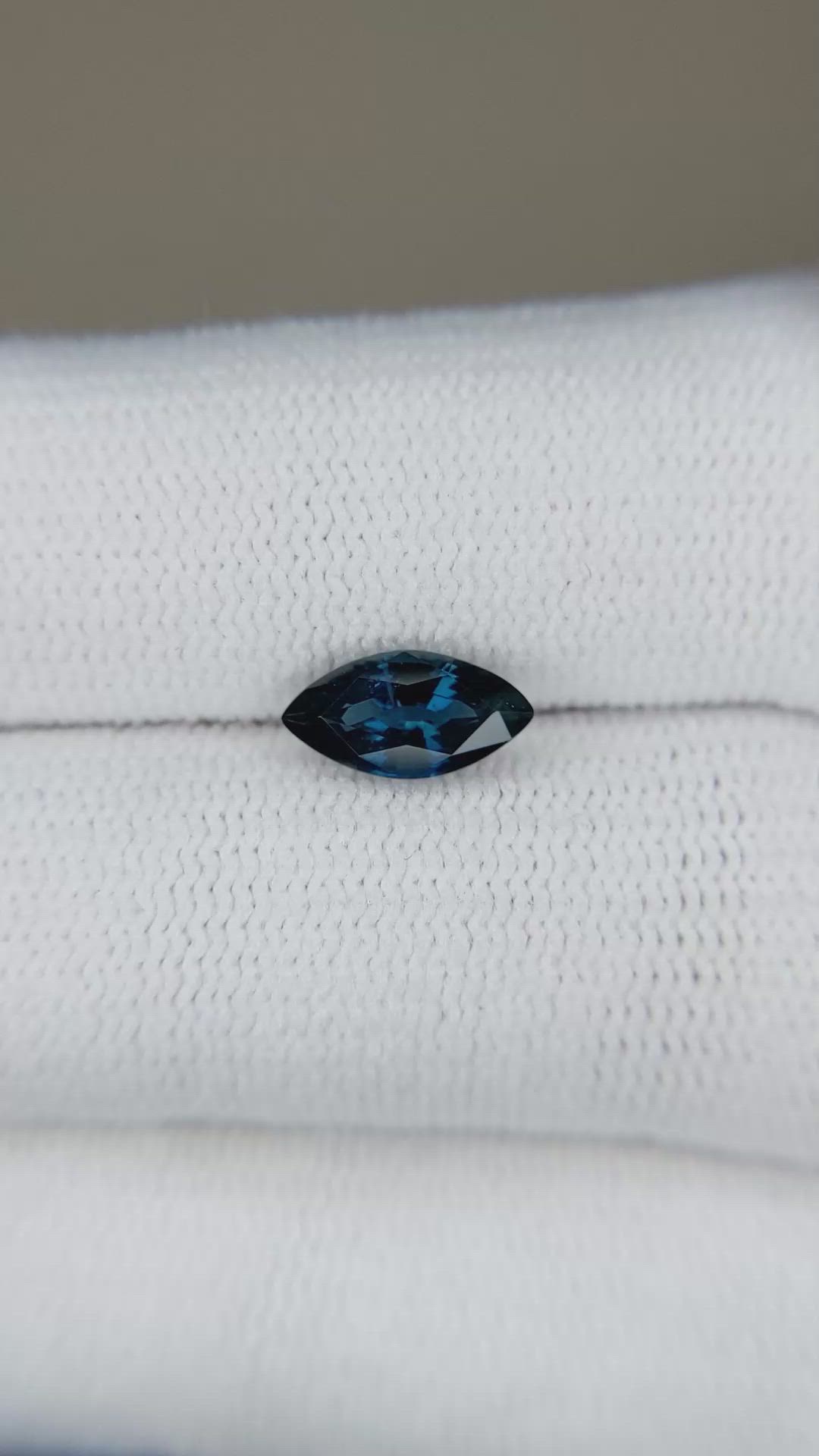 0.97 Ct. Blue Sapphire from Australia Size Video