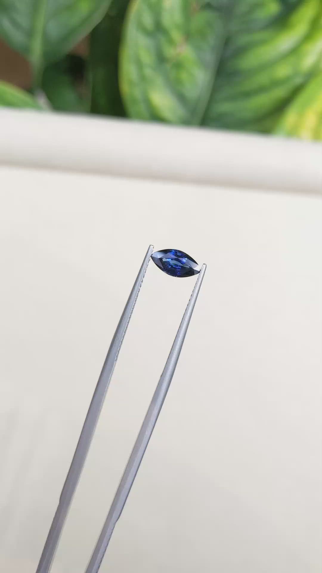 0.97 Ct. Blue Sapphire from Australia Size Video
