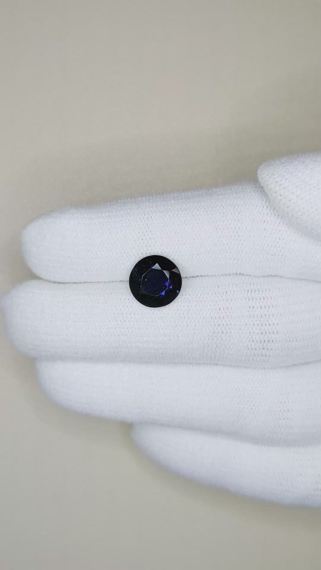 2.51 Ct. Blue Sapphire from Australia Size Video