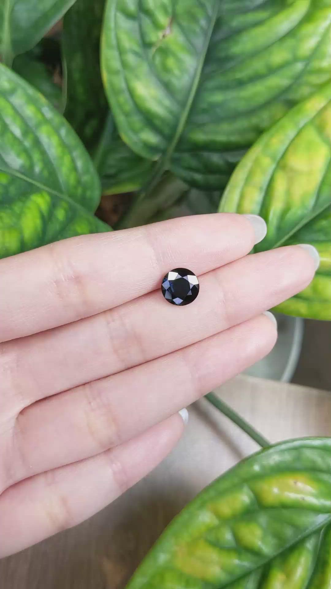 2.51 Ct. Blue Sapphire from Australia Size Video