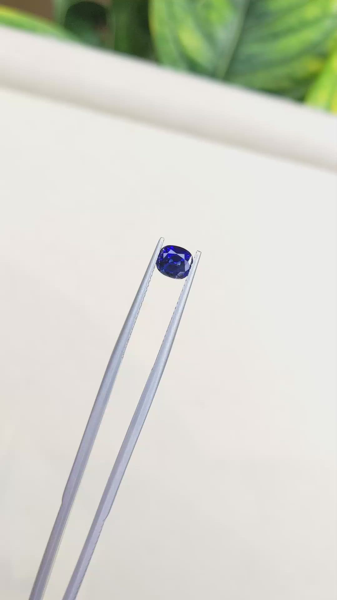 0.87 Ct. Blue Sapphire from Ceylon (Sri Lanka) Size Video