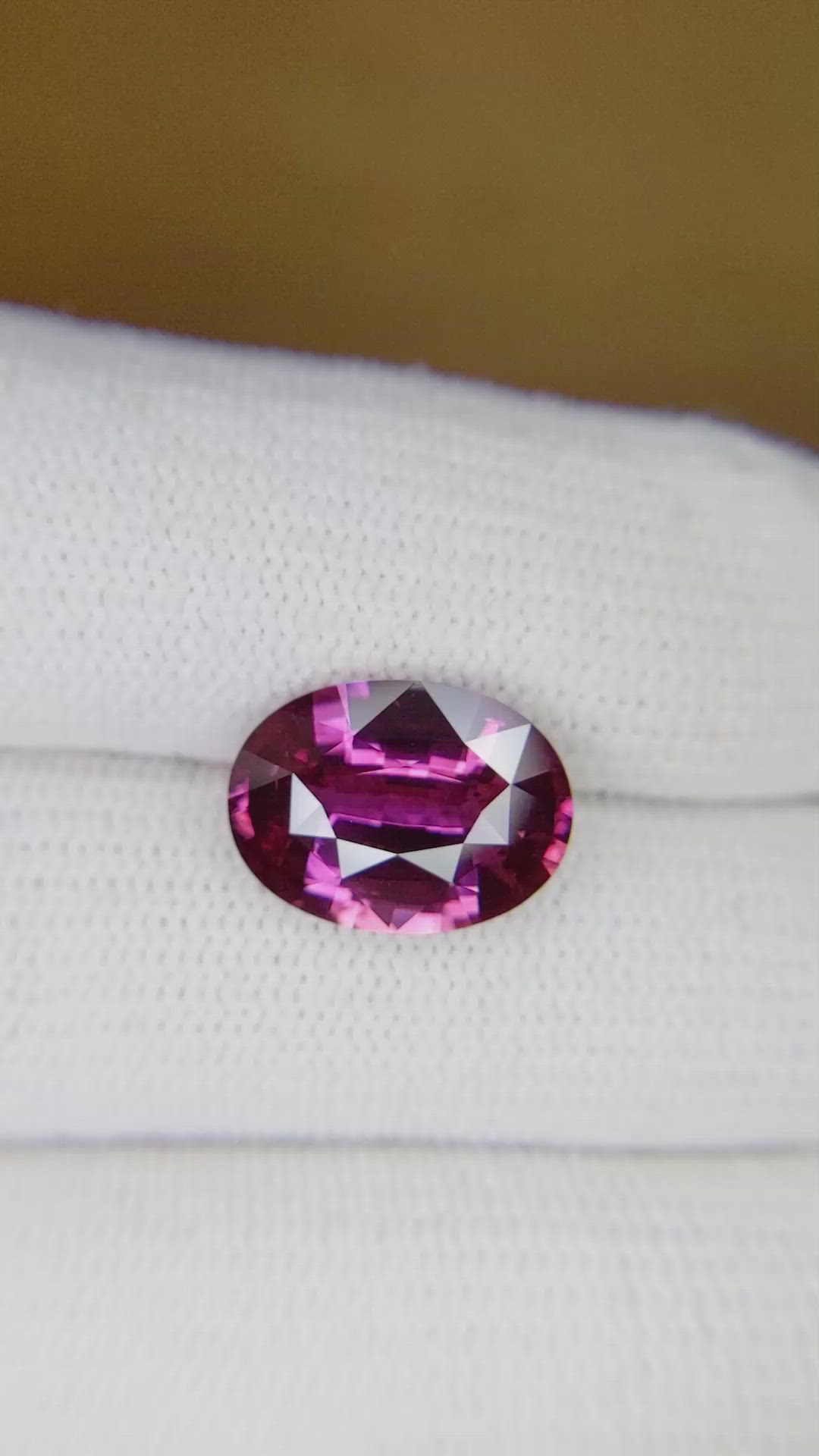 5.03 Ct. Purple Sapphire from Madagascar Size Video