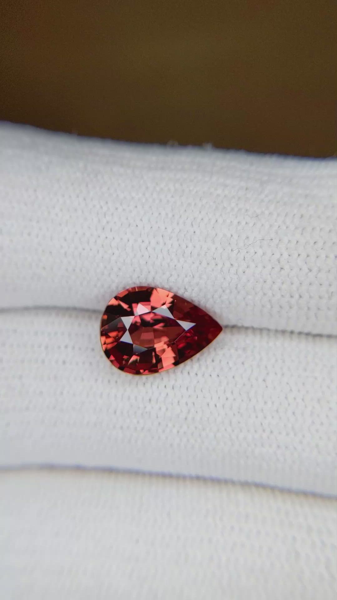 3.11 Ct. Padparadscha Sapphire from Madagascar Size Video