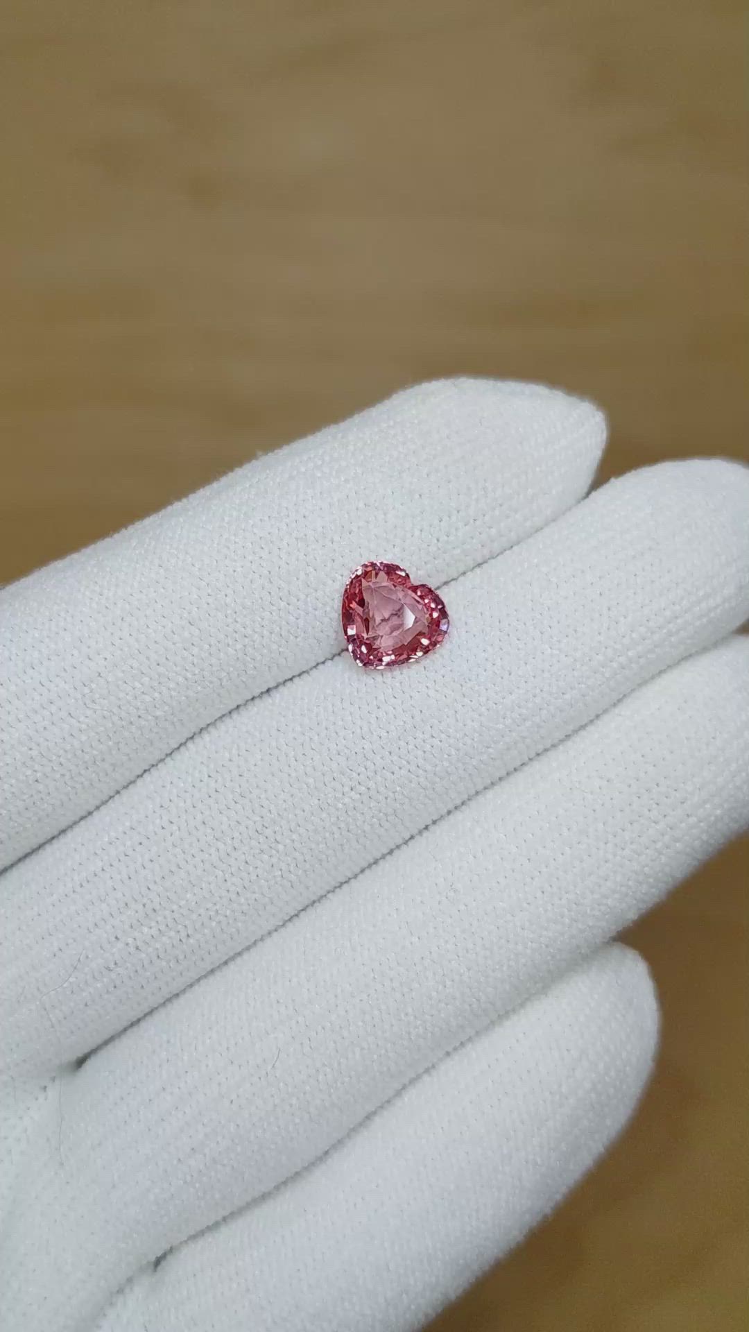 2.04 Ct. Padparadscha Sapphire from Madagascar Size Video