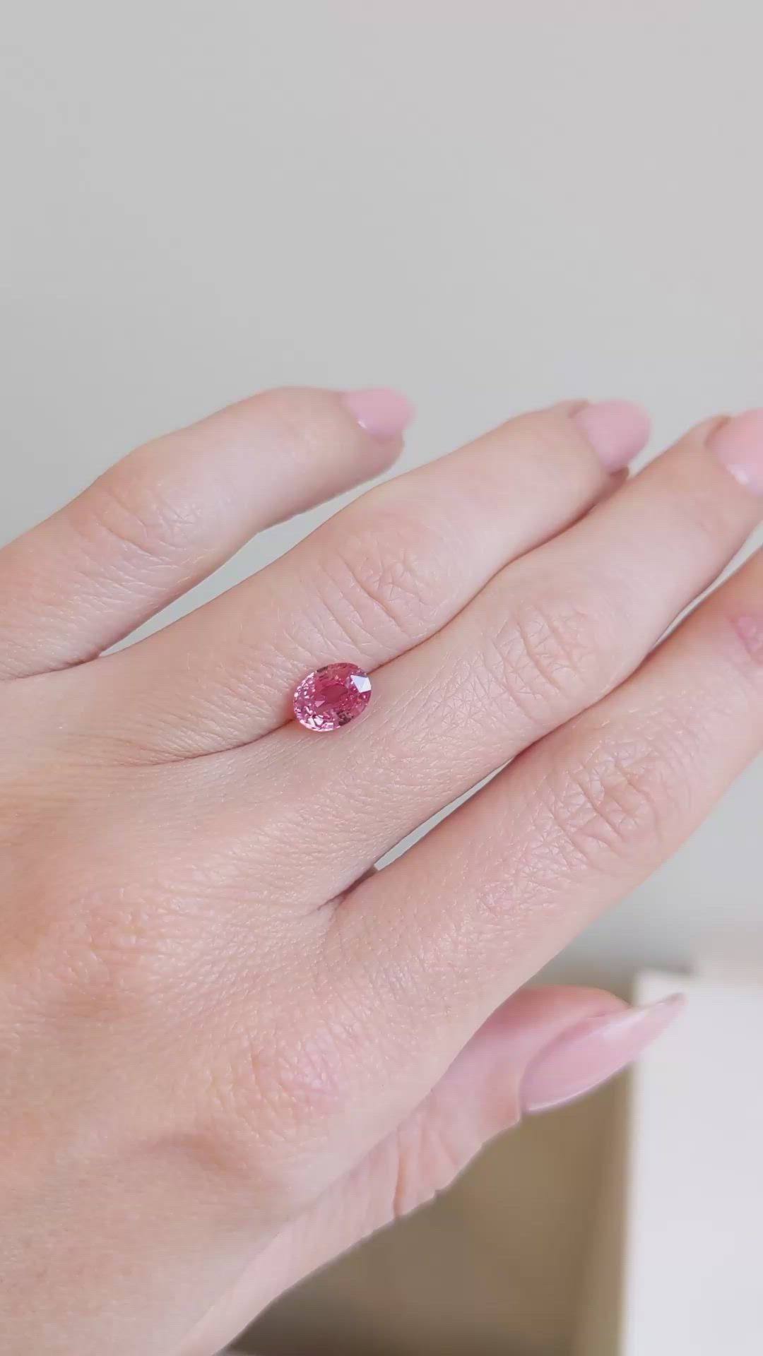 1.52 Ct. Padparadscha Sapphire from Madagascar Size Video