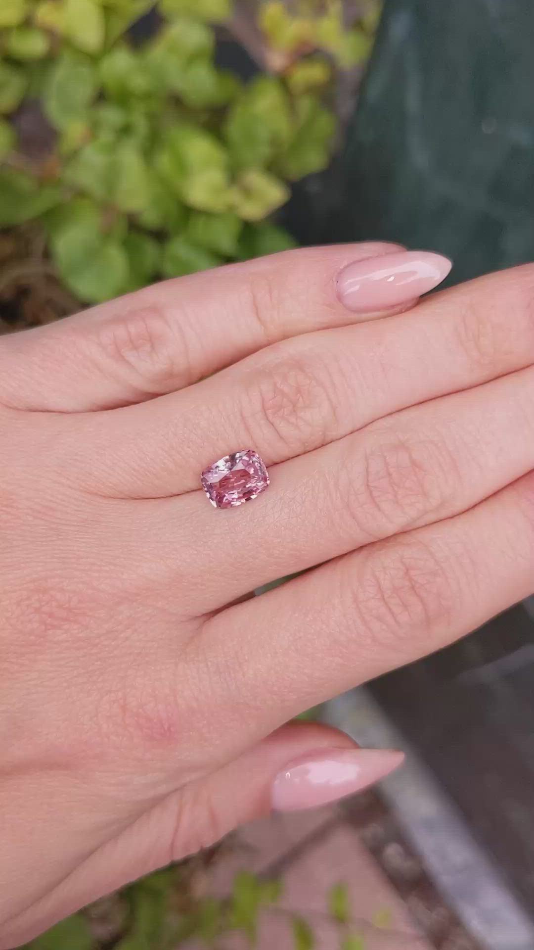 2.06 Ct. Padparadscha Sapphire from Madagascar Size Video