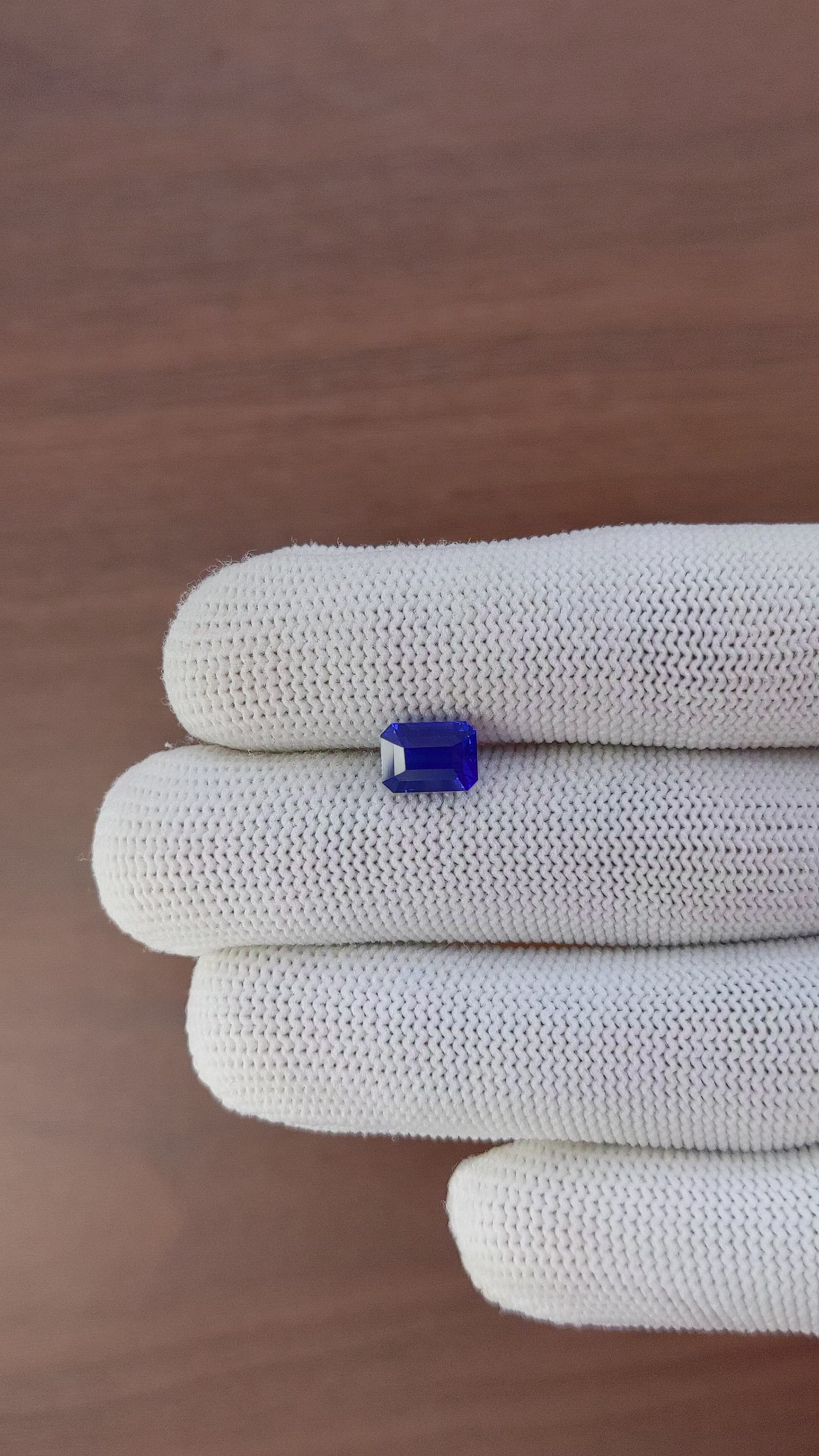 2.65 Ct. Blue Sapphire from Ceylon (Sri Lanka) Size Video