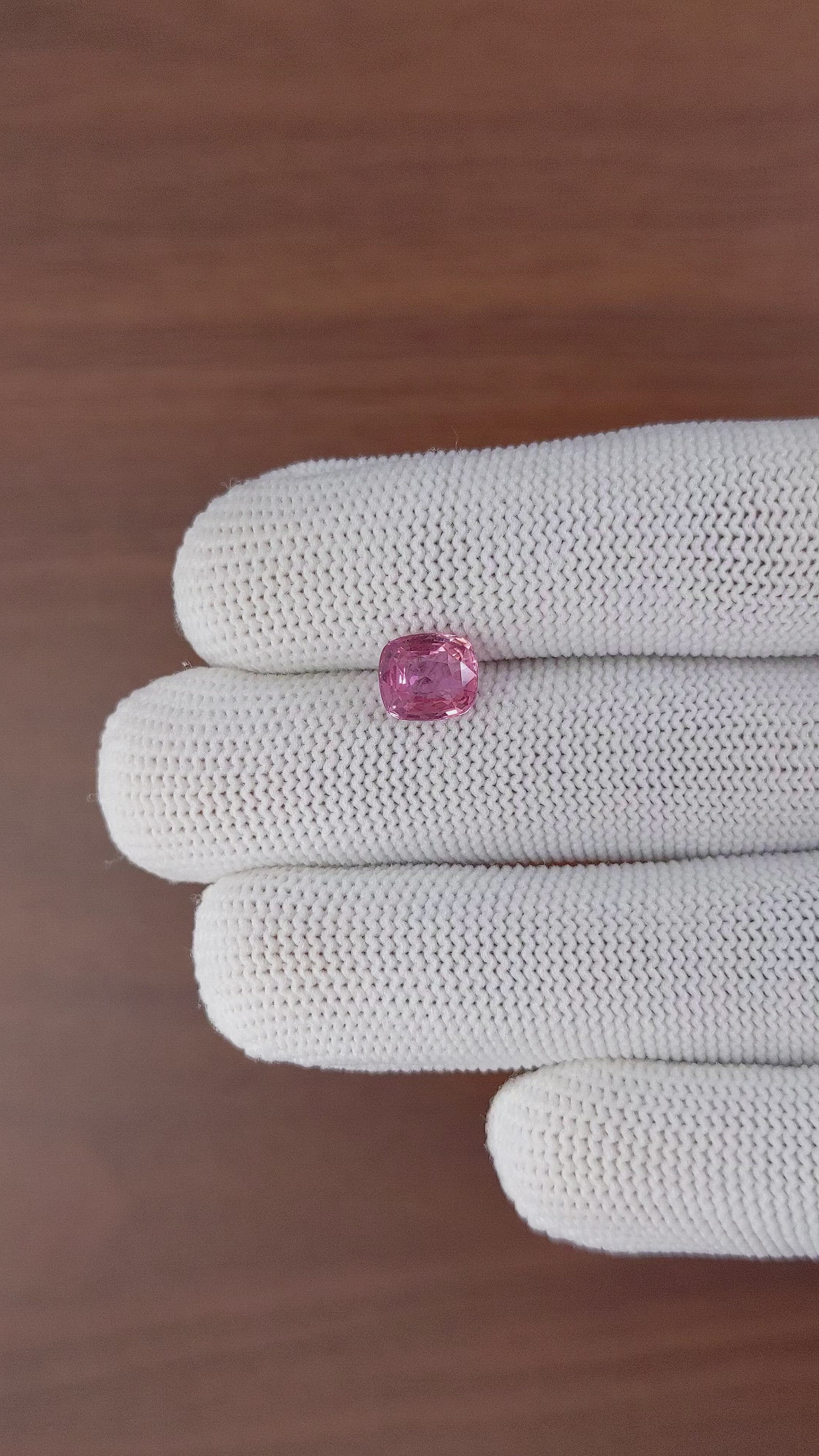 2.19 Ct. Purplish Pink Sapphire from Madagascar Size Video