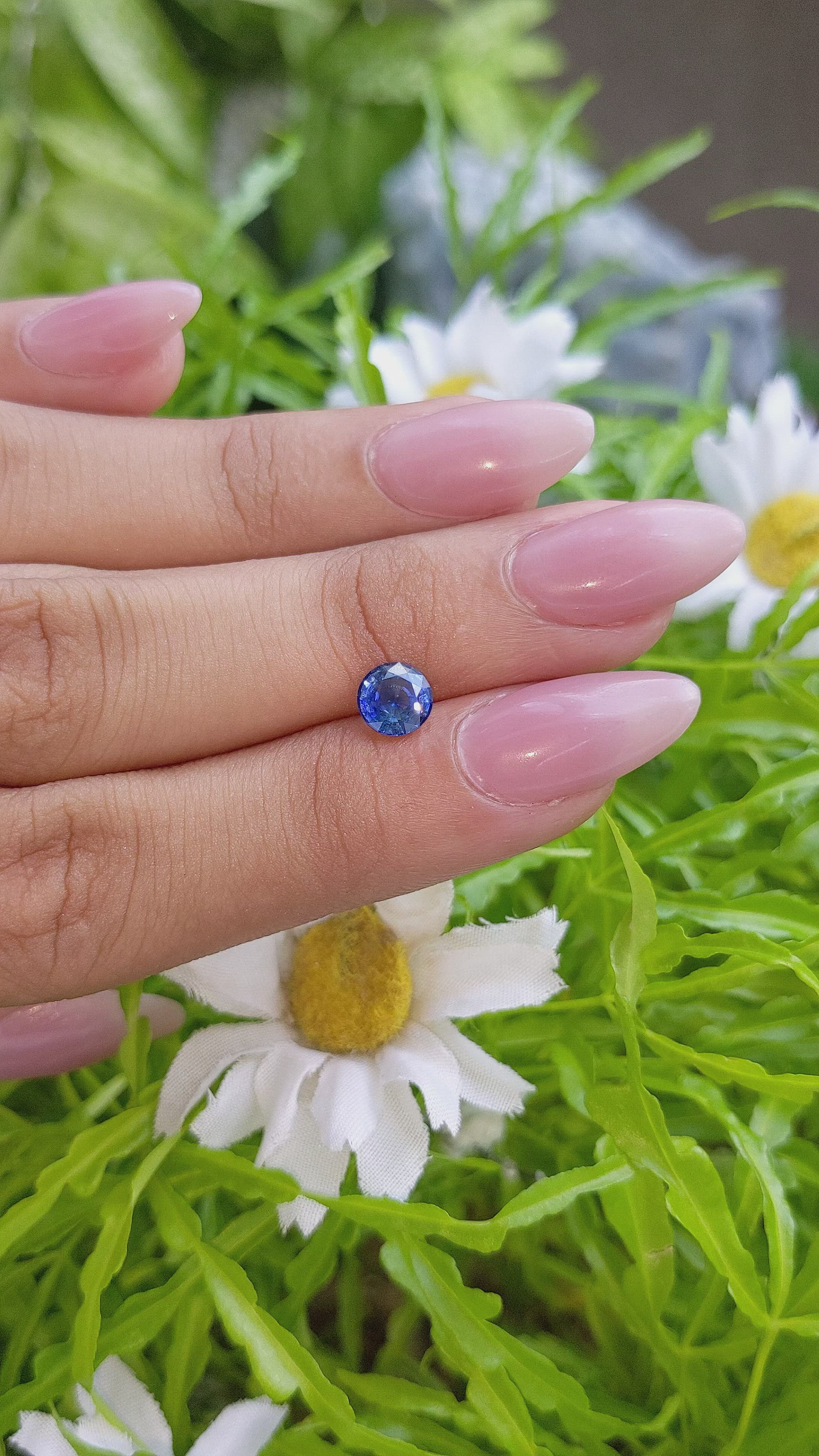 1.11 Ct. Blue Sapphire from Madagascar Size Video