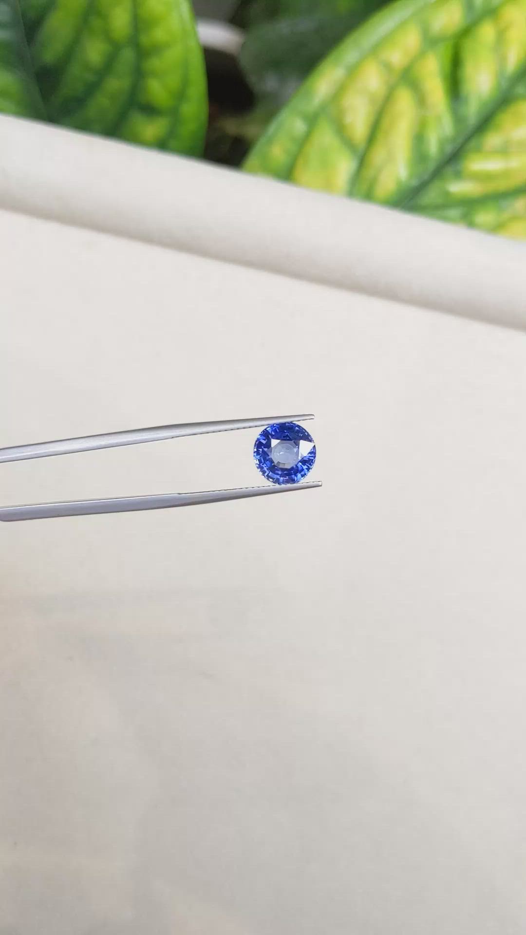 3.95 Ct. Blue Sapphire from Ceylon (Sri Lanka) Size Video