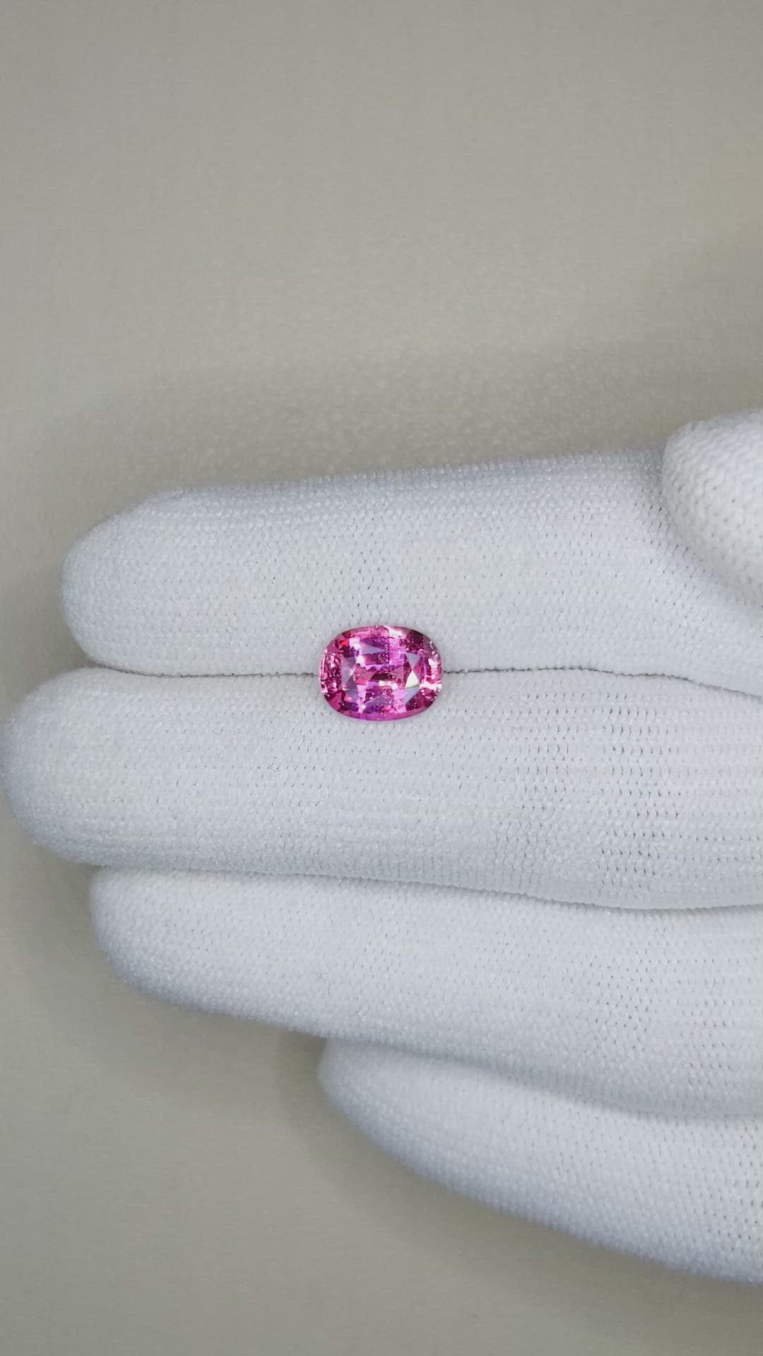2.02 Ct. Pink Sapphire from Ceylon (Sri Lanka) Size Video