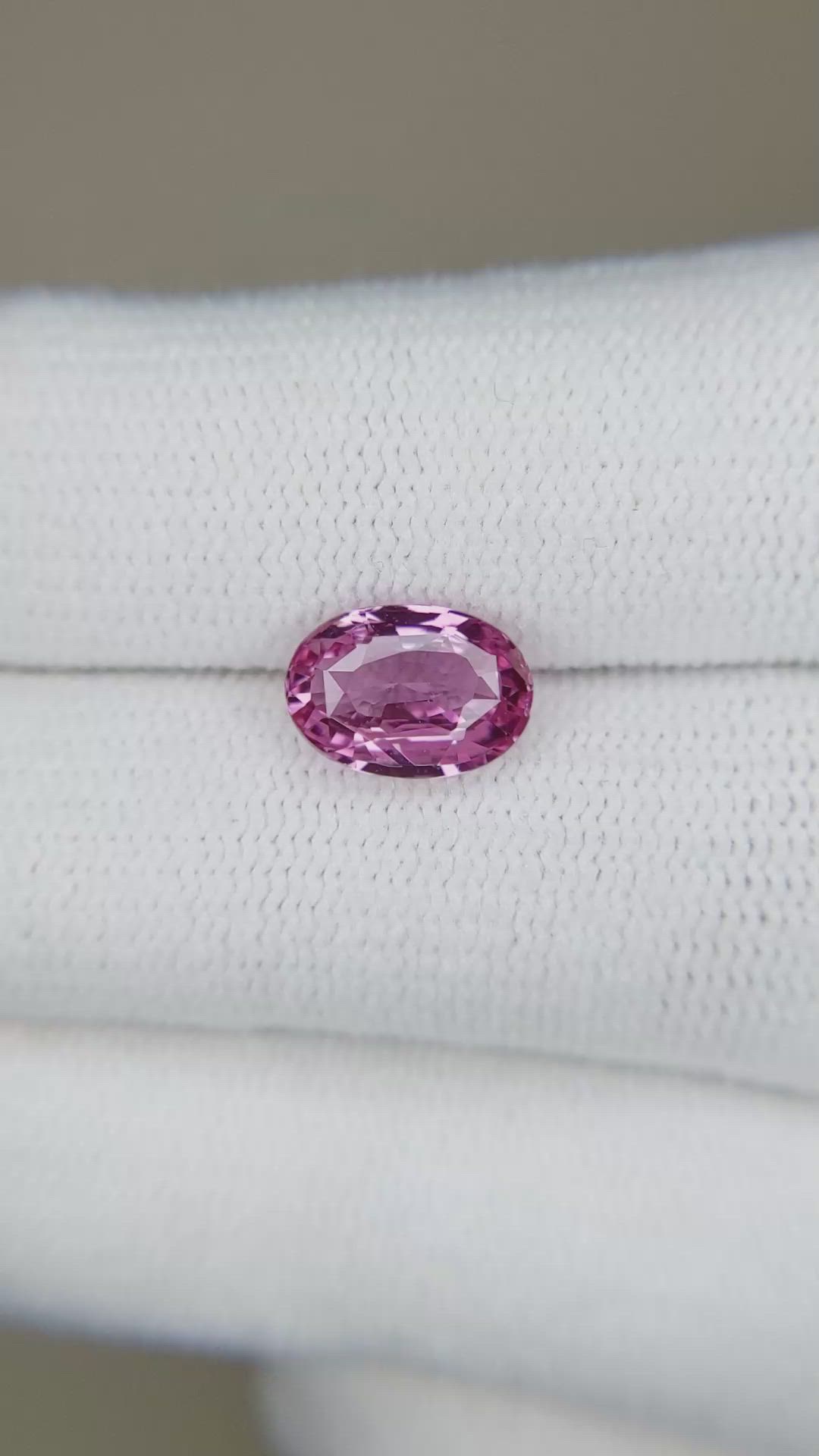 2.02 Ct. Pink Sapphire from Ceylon (Sri Lanka) Size Video