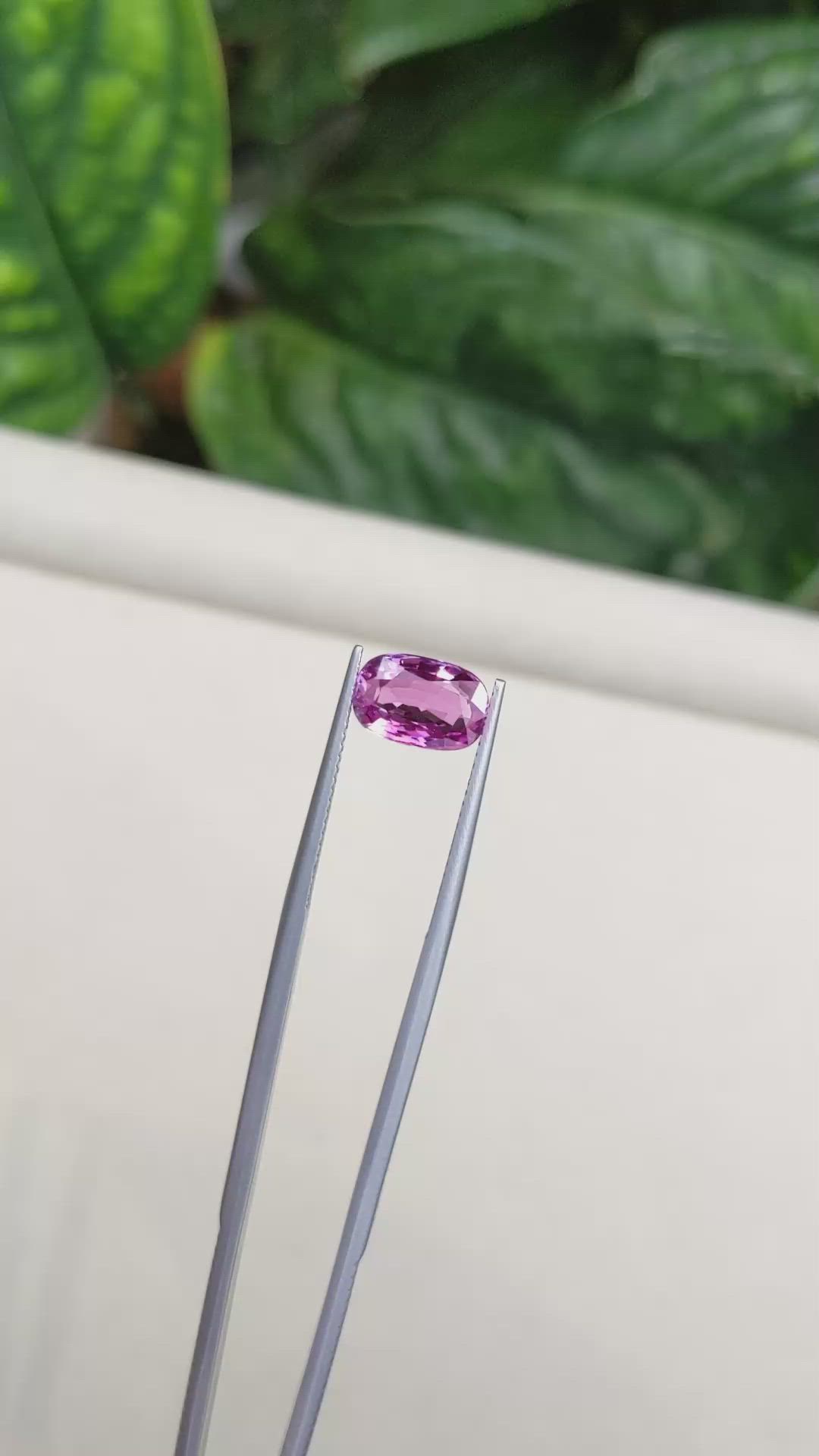 3.08 Ct. Pink Sapphire from Ceylon (Sri Lanka) Size Video