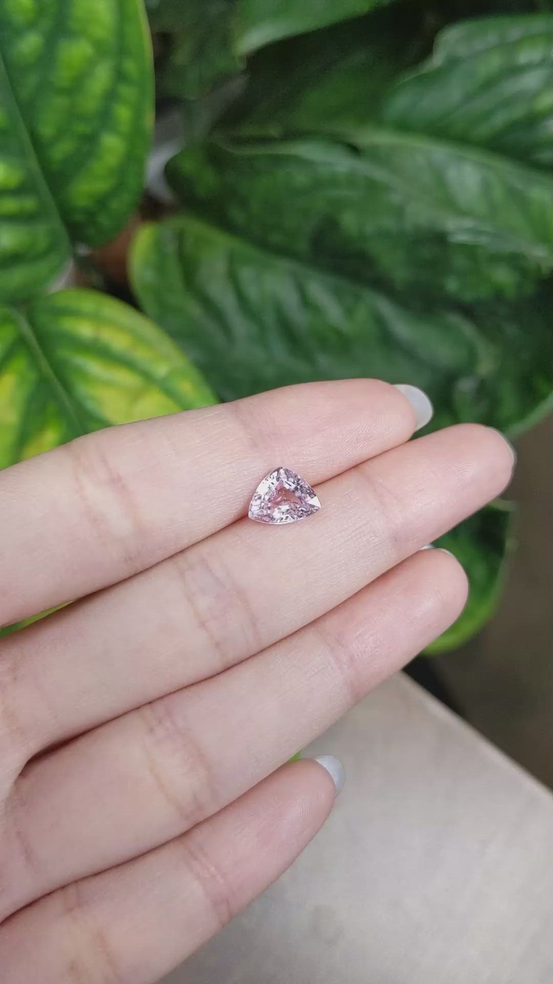 2.17 Ct. Pink Sapphire from Ceylon (Sri Lanka) Size Video
