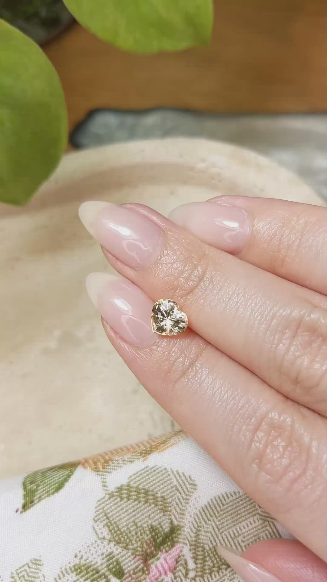 1.68 Ct. Yellow Sapphire from Ceylon (Sri Lanka) Size Video