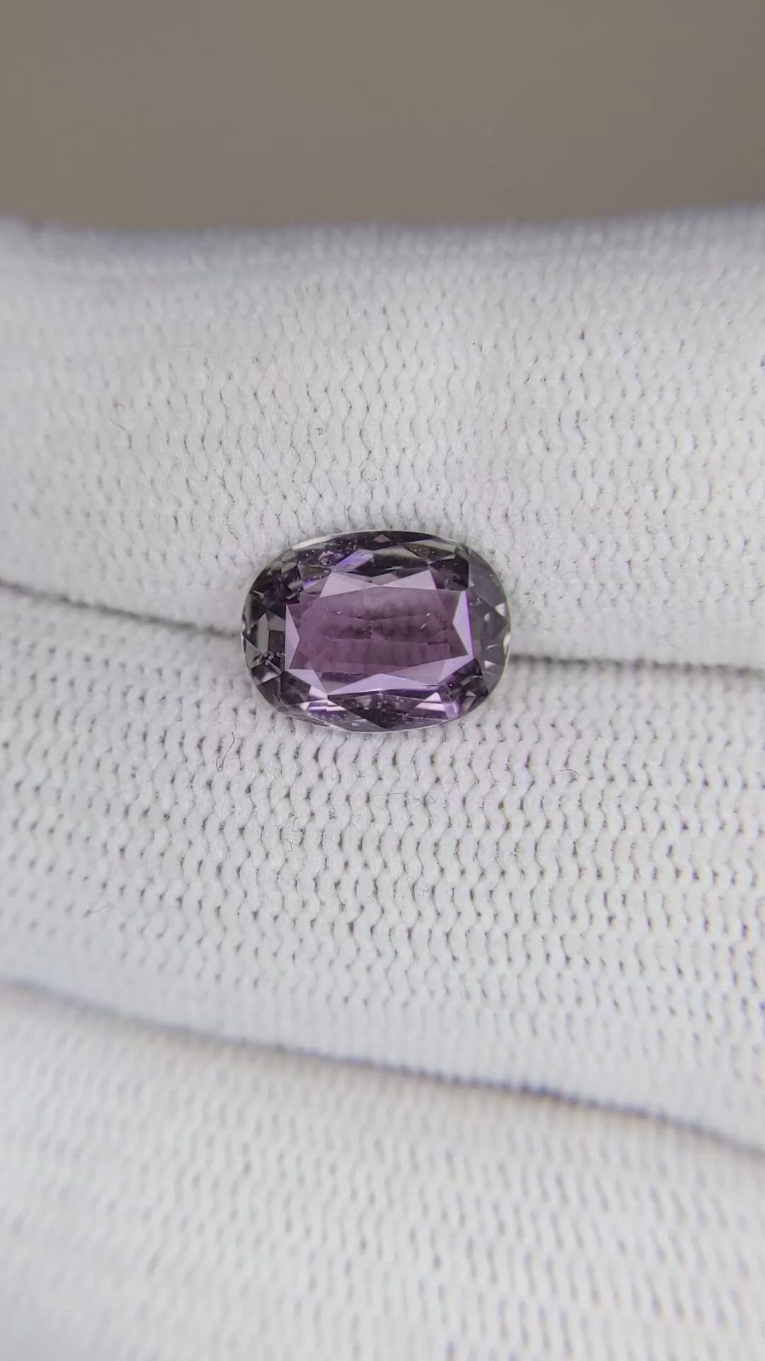 3.06 Ct. Purple Sapphire from Ceylon (Sri Lanka) Size Video