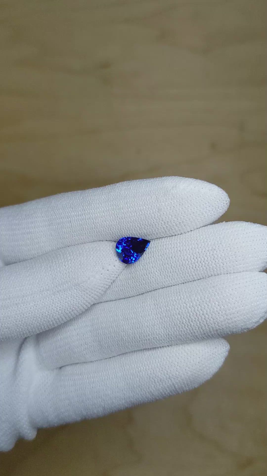 2.38 Ct. Blue Sapphire Size Video