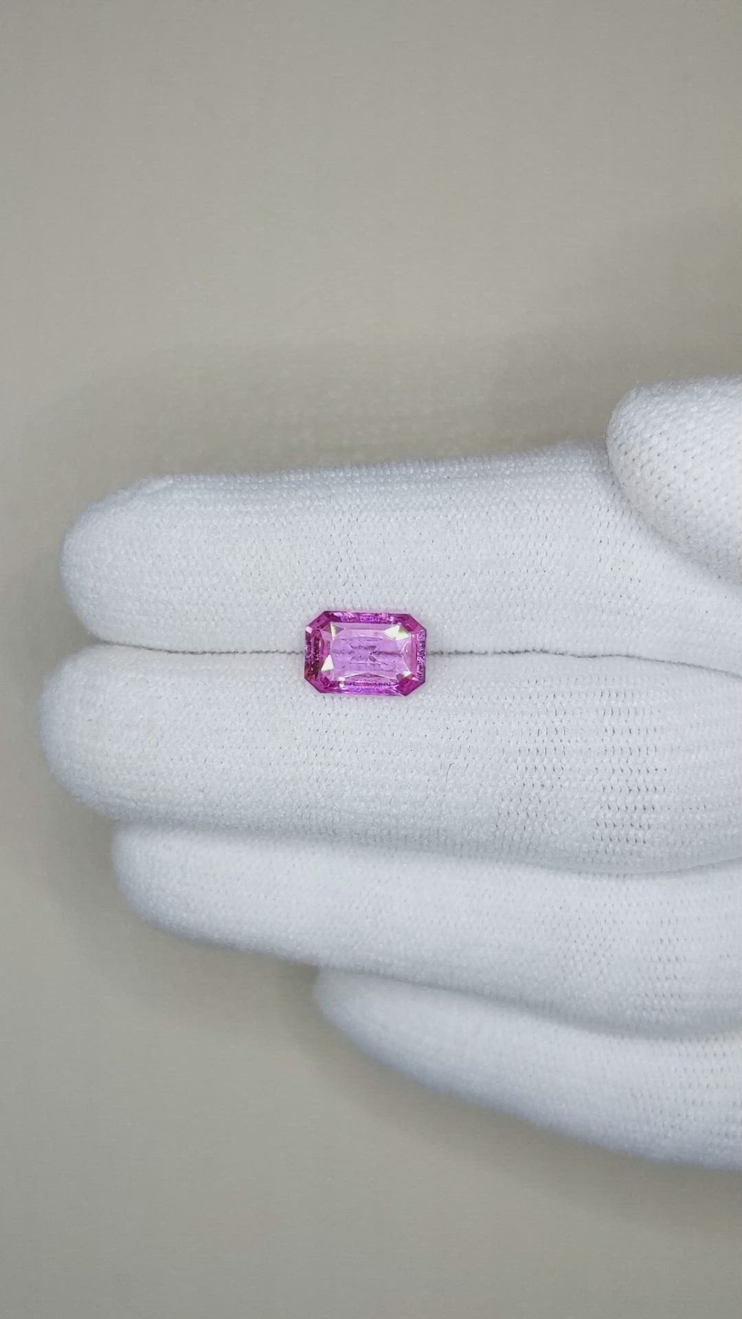 2.12 Ct. Pink Sapphire from Ceylon (Sri Lanka) Size Video