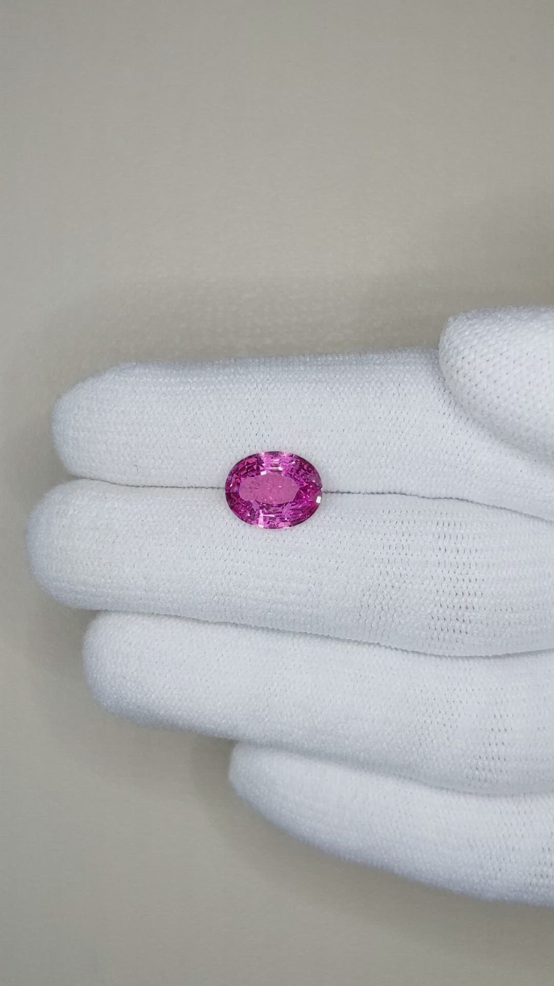 3.02 Ct. Pink Sapphire from Ceylon (Sri Lanka) Size Video