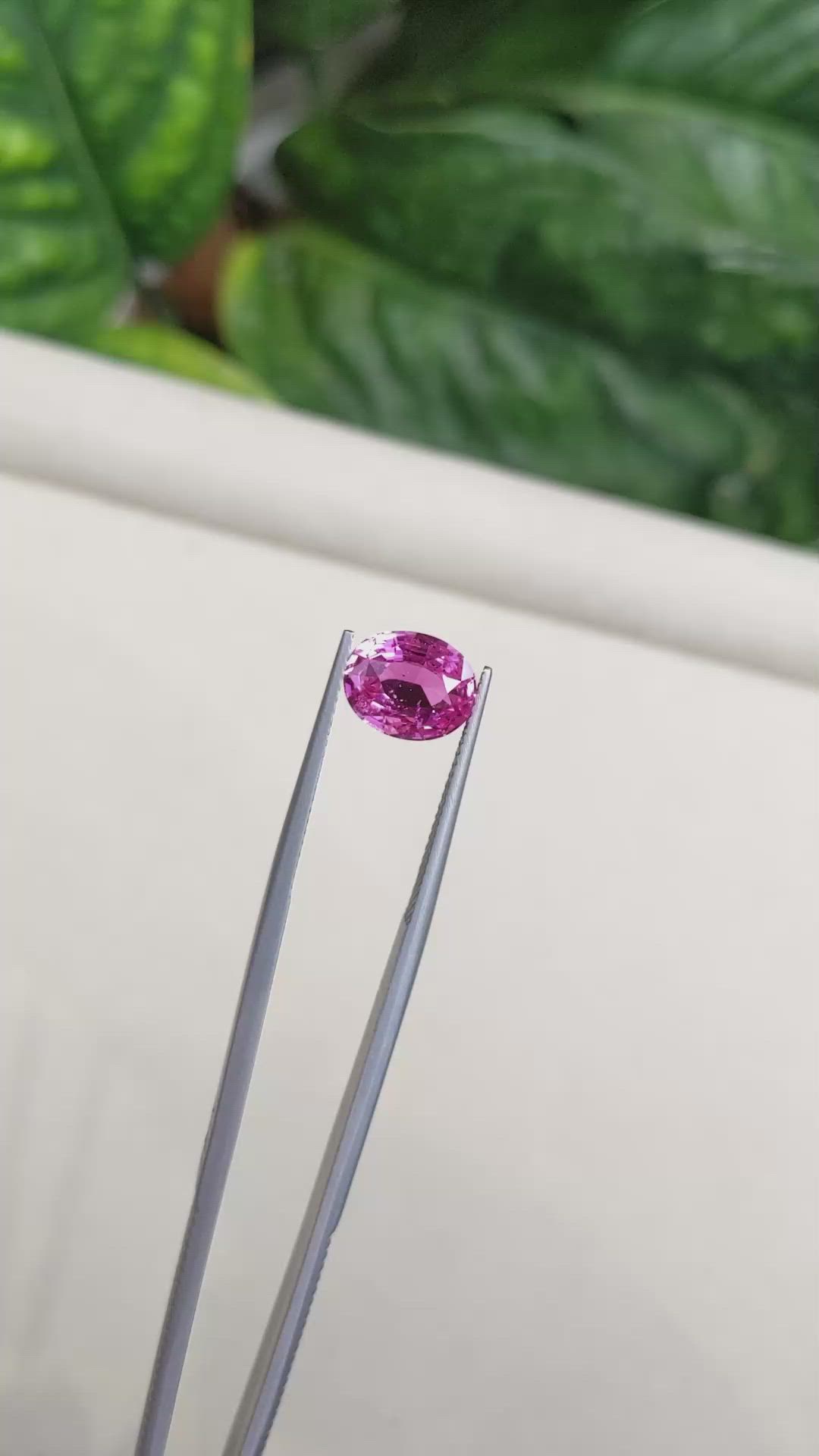3.02 Ct. Pink Sapphire from Ceylon (Sri Lanka) Size Video