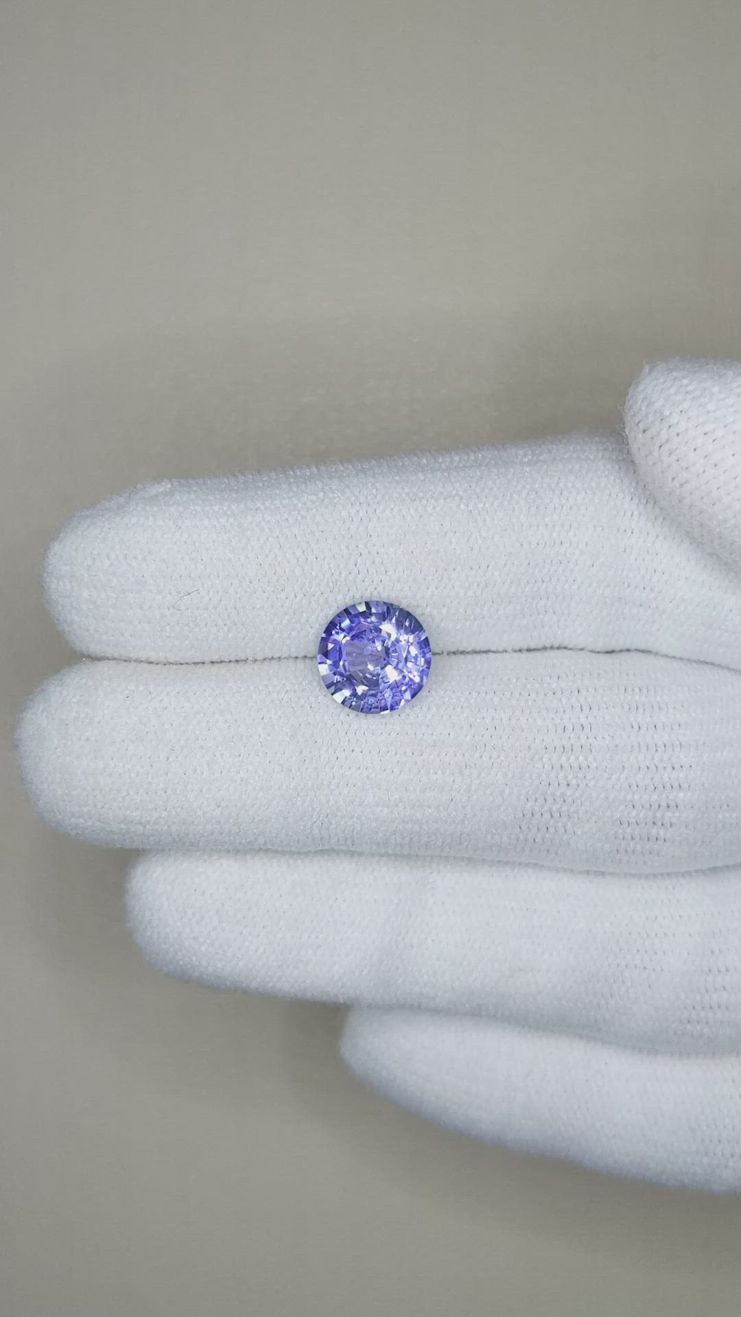 2.20 Ct. Blue Sapphire from Ceylon (Sri Lanka) Size Video