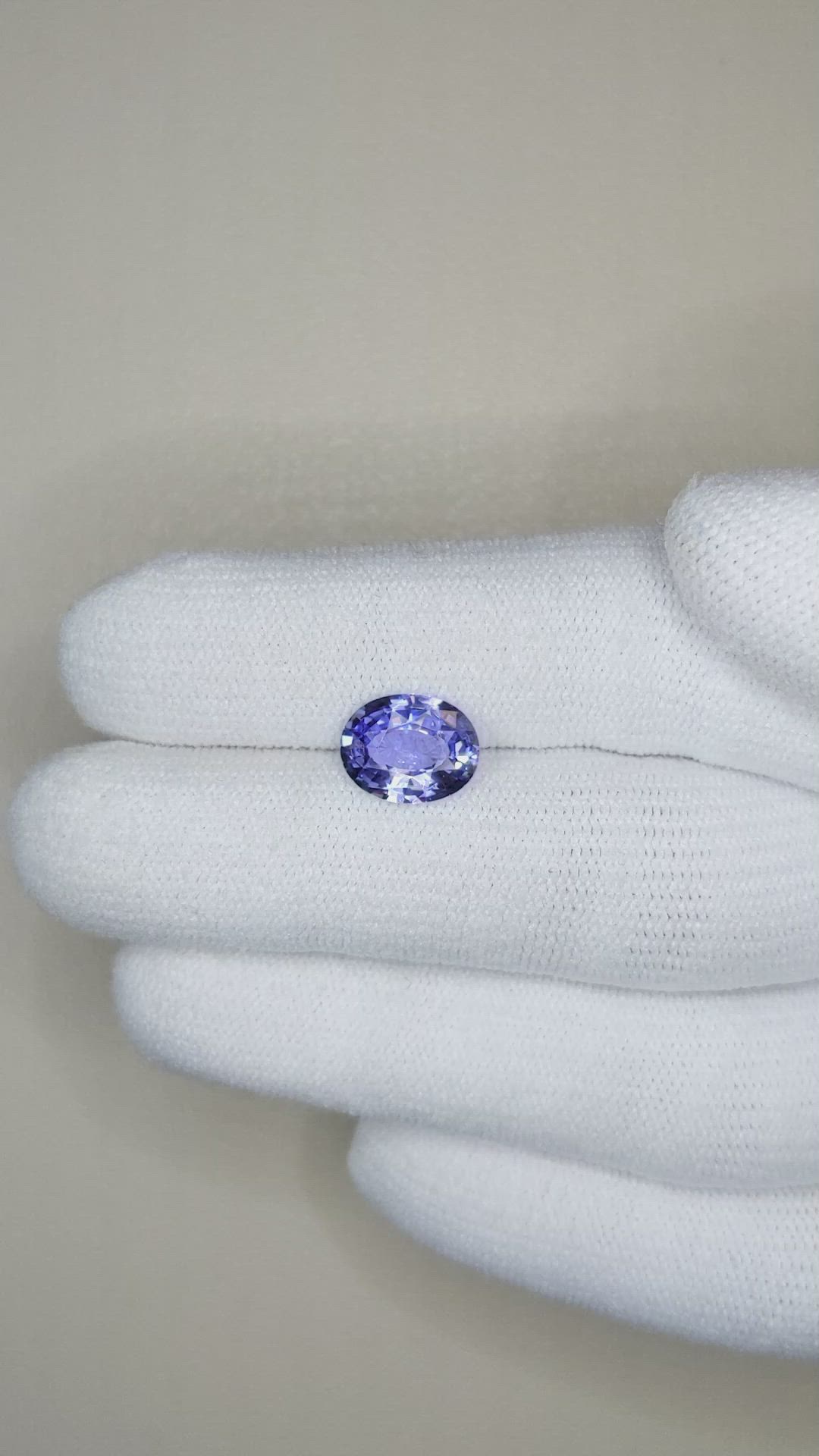 2.51 Ct. Blue Sapphire from Ceylon (Sri Lanka) Size Video