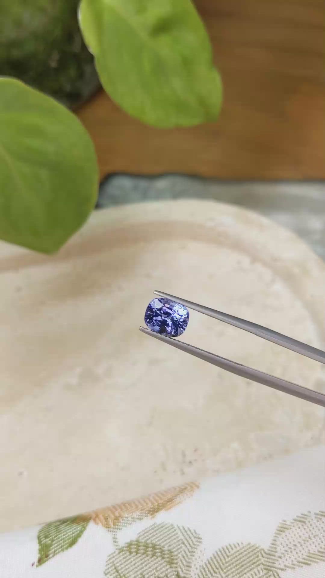 2.56 Ct. Blue Sapphire from Ceylon (Sri Lanka) Size Video
