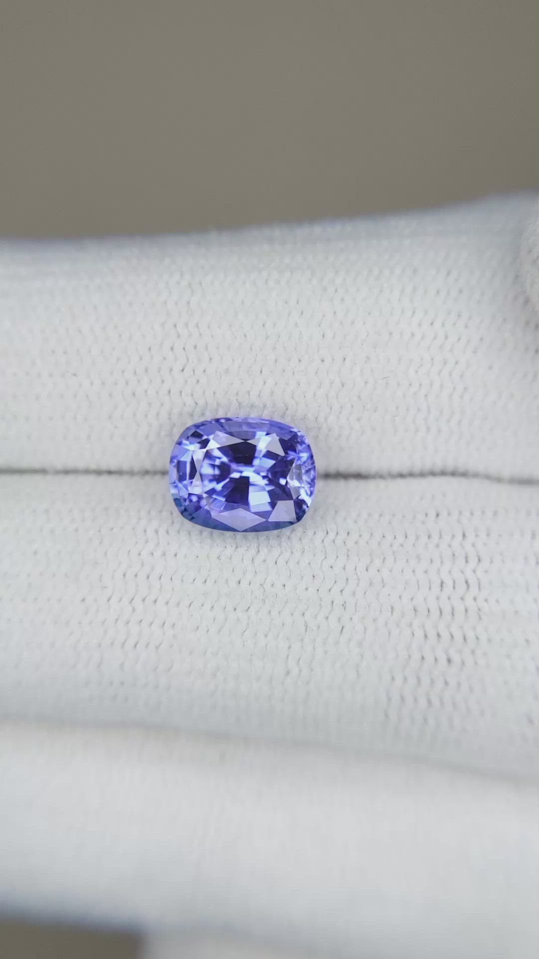 2.08 Ct. Blue Sapphire from Ceylon (Sri Lanka) Size Video