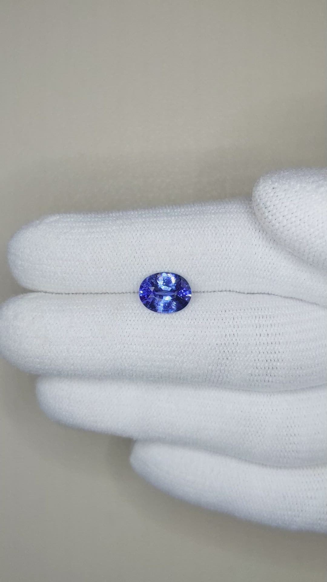 1.93 Ct. Blue Sapphire from Ceylon (Sri Lanka) Size Video