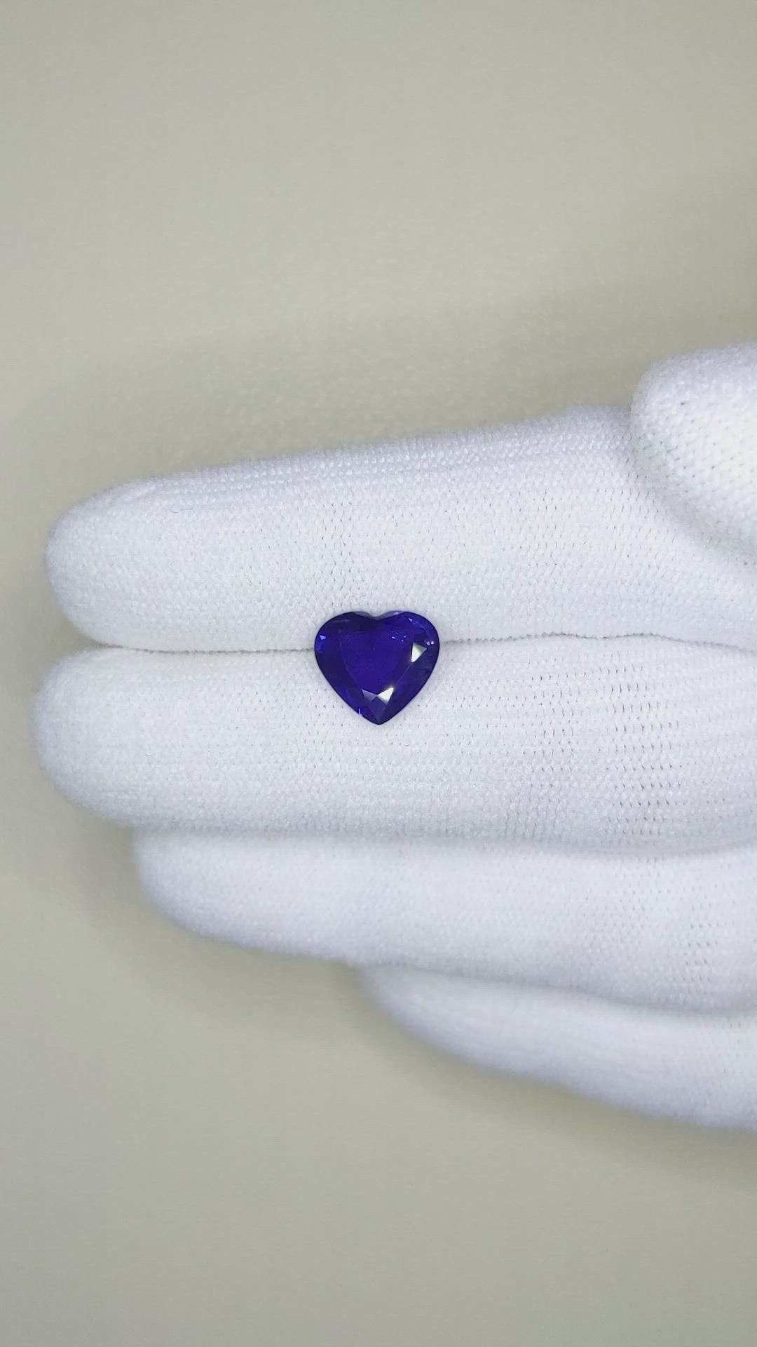 2.06 Ct. Blue Sapphire from Ceylon (Sri Lanka) Size Video