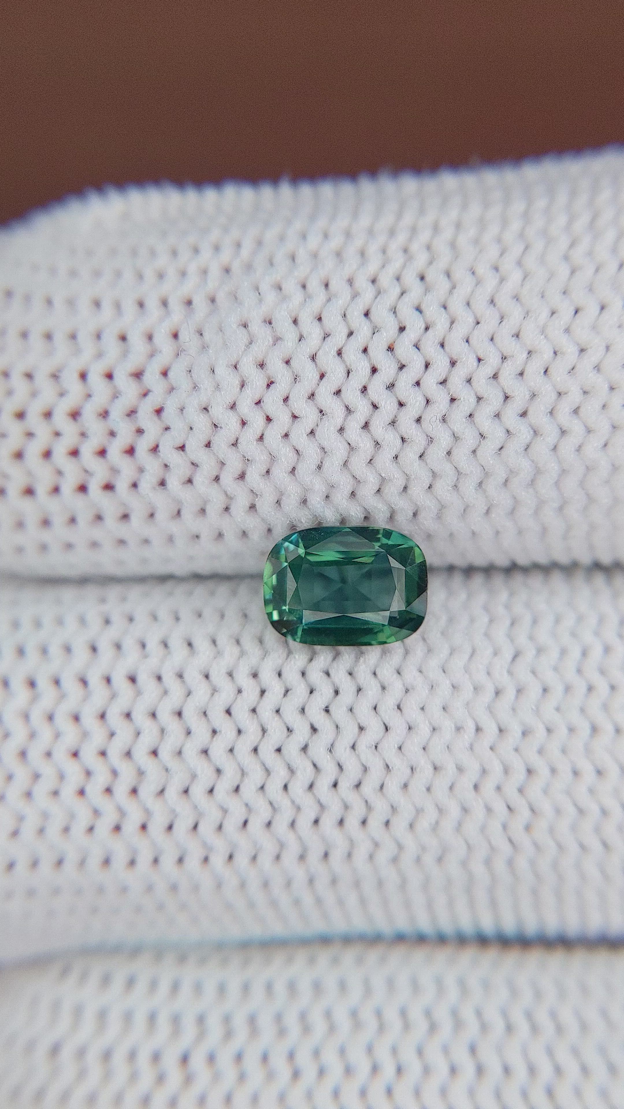 1.09 Ct. Bluish Green Sapphire from Africa Size Video