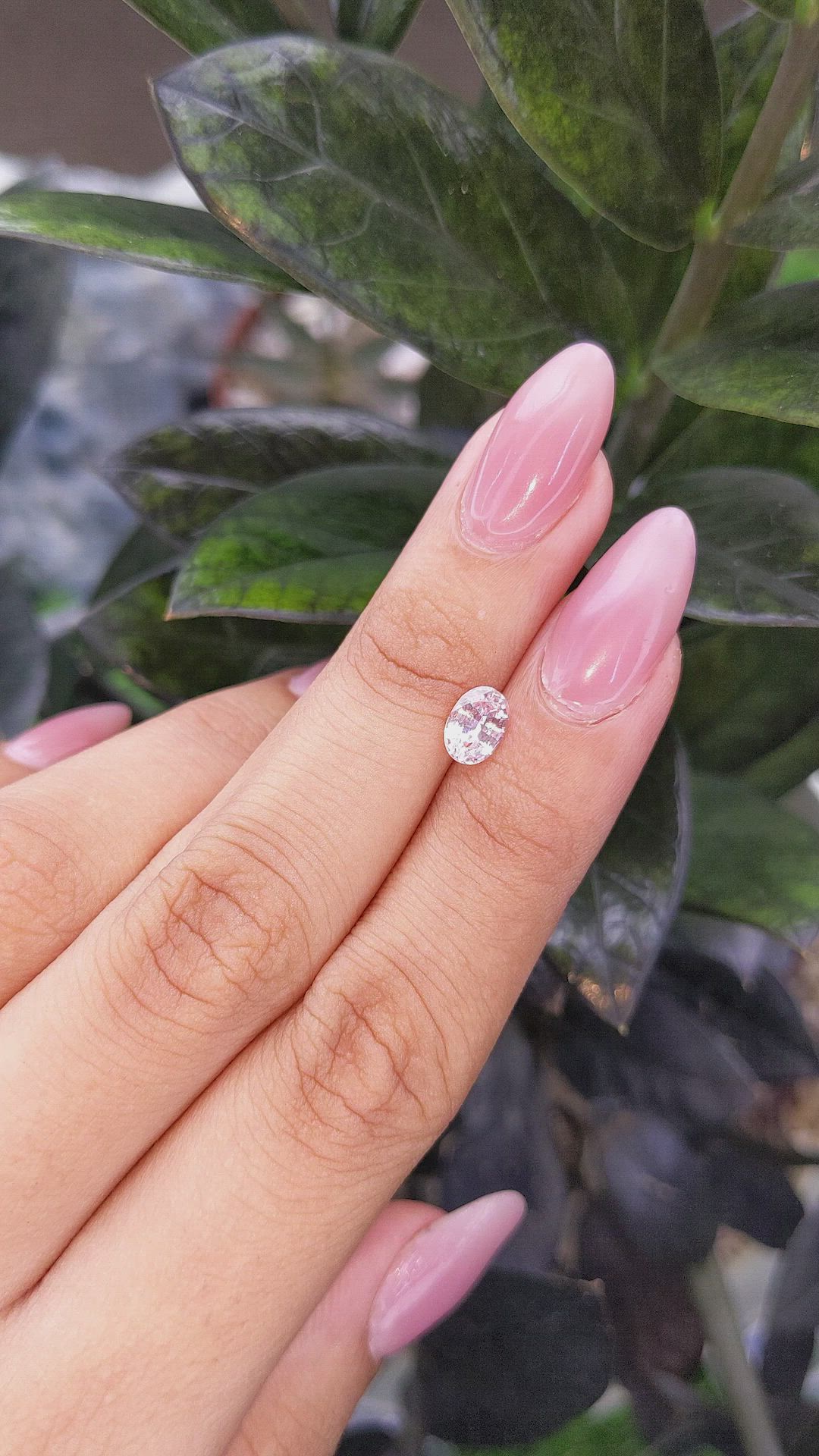 1.01 Ct. Pink Sapphire from Madagascar Size Video