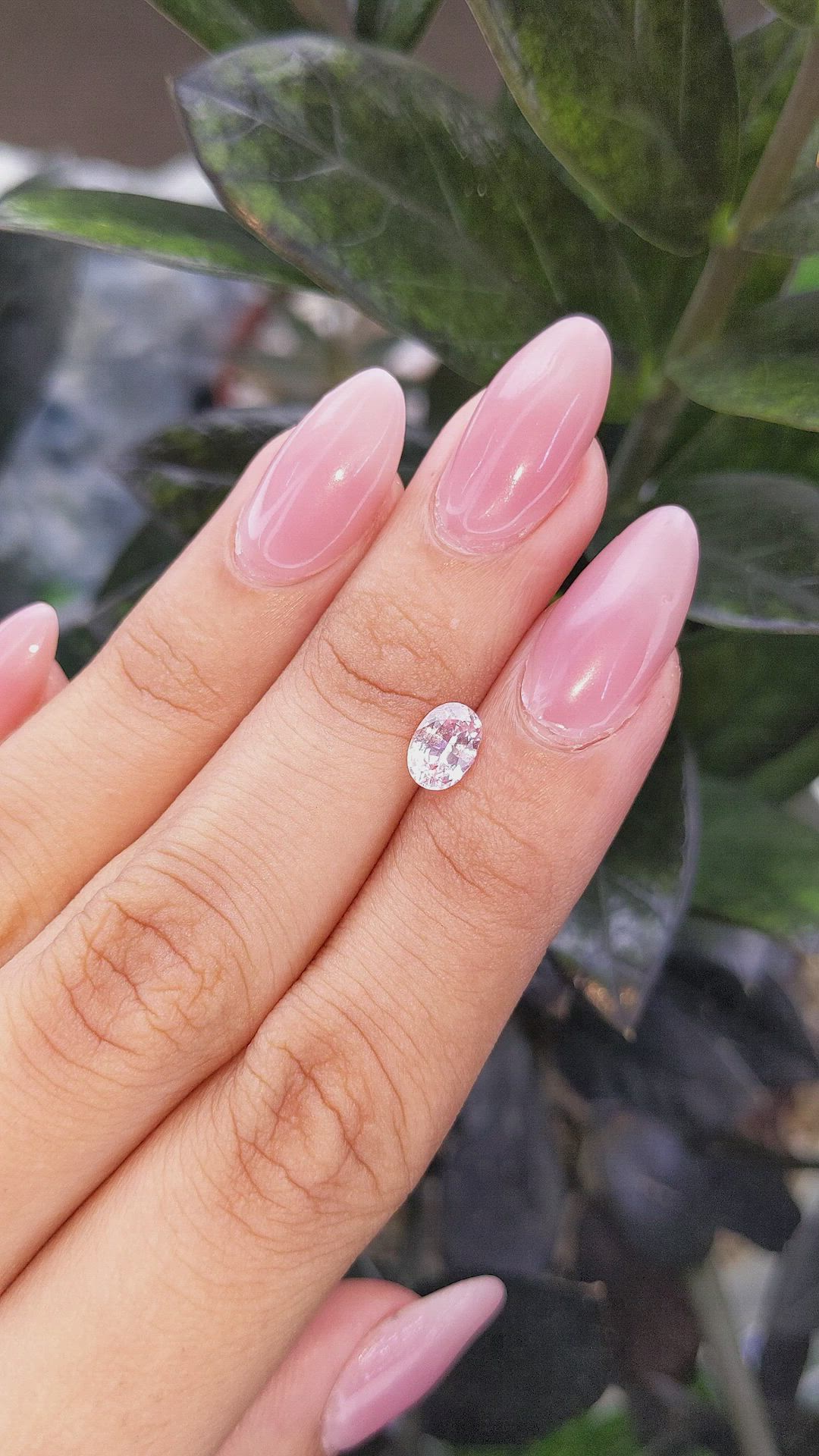 1.01 Ct. Pink Sapphire from Madagascar Size Video