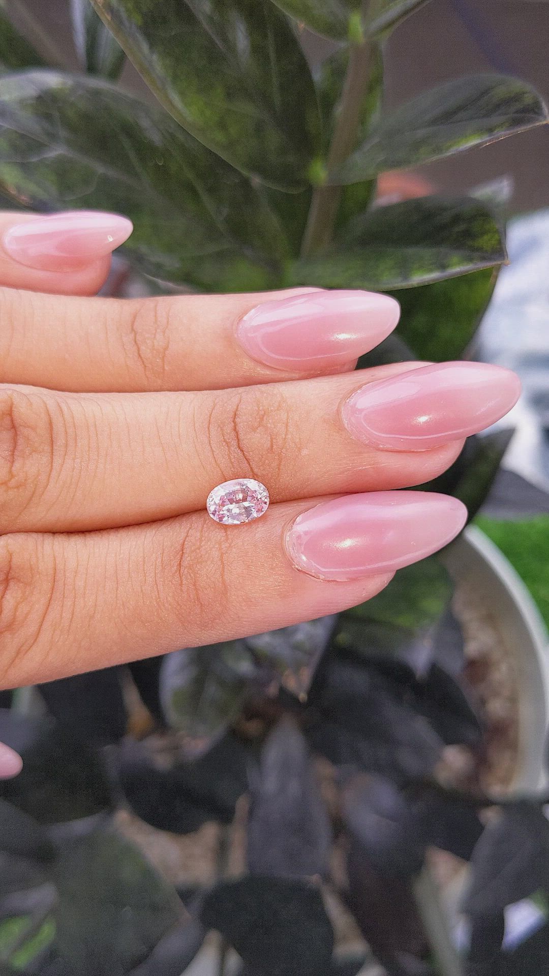 1.01 Ct. Pink Sapphire from Madagascar Size Video