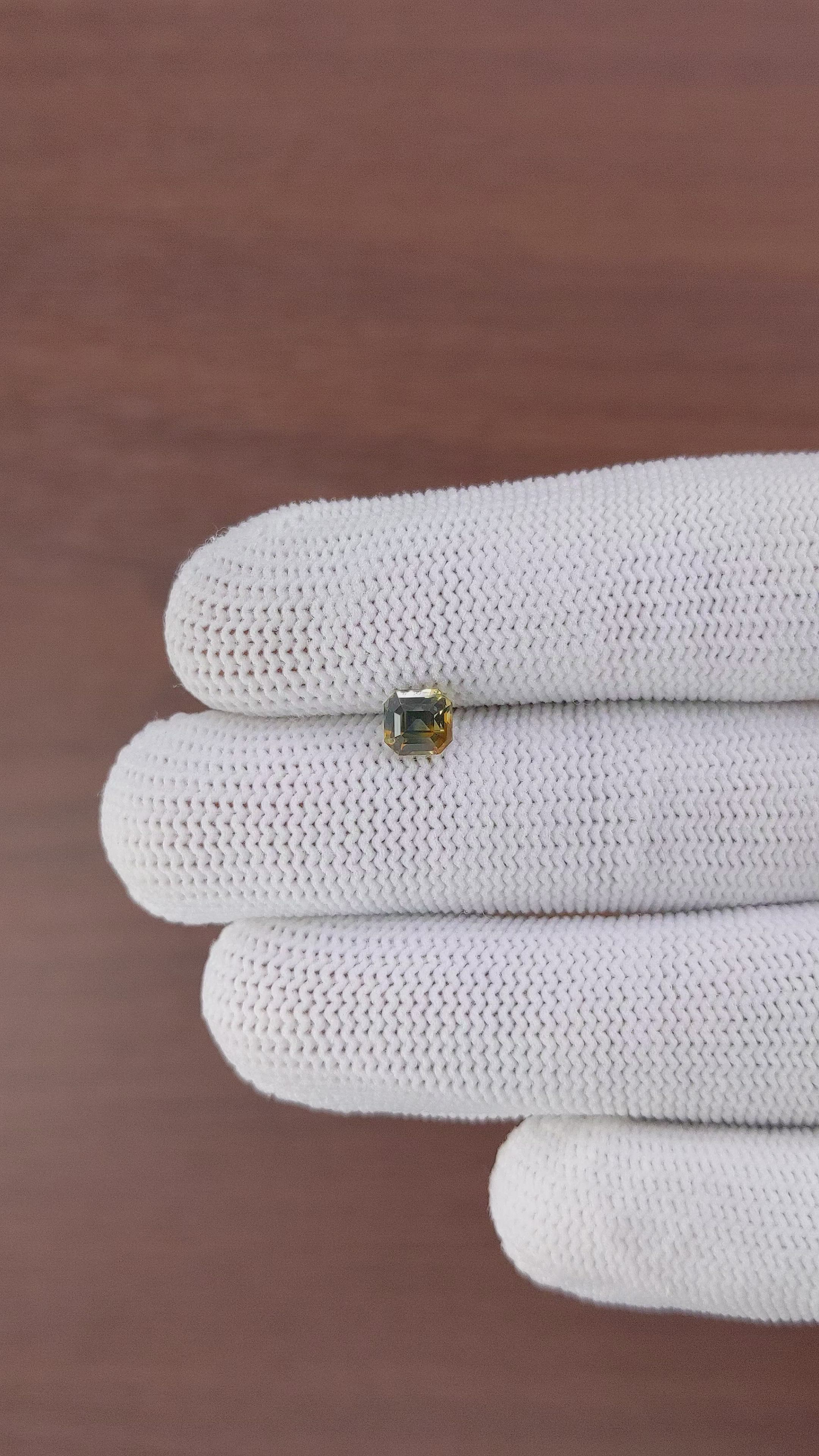 1.12 Ct. Bi Color Sapphire from Madagascar Size Video