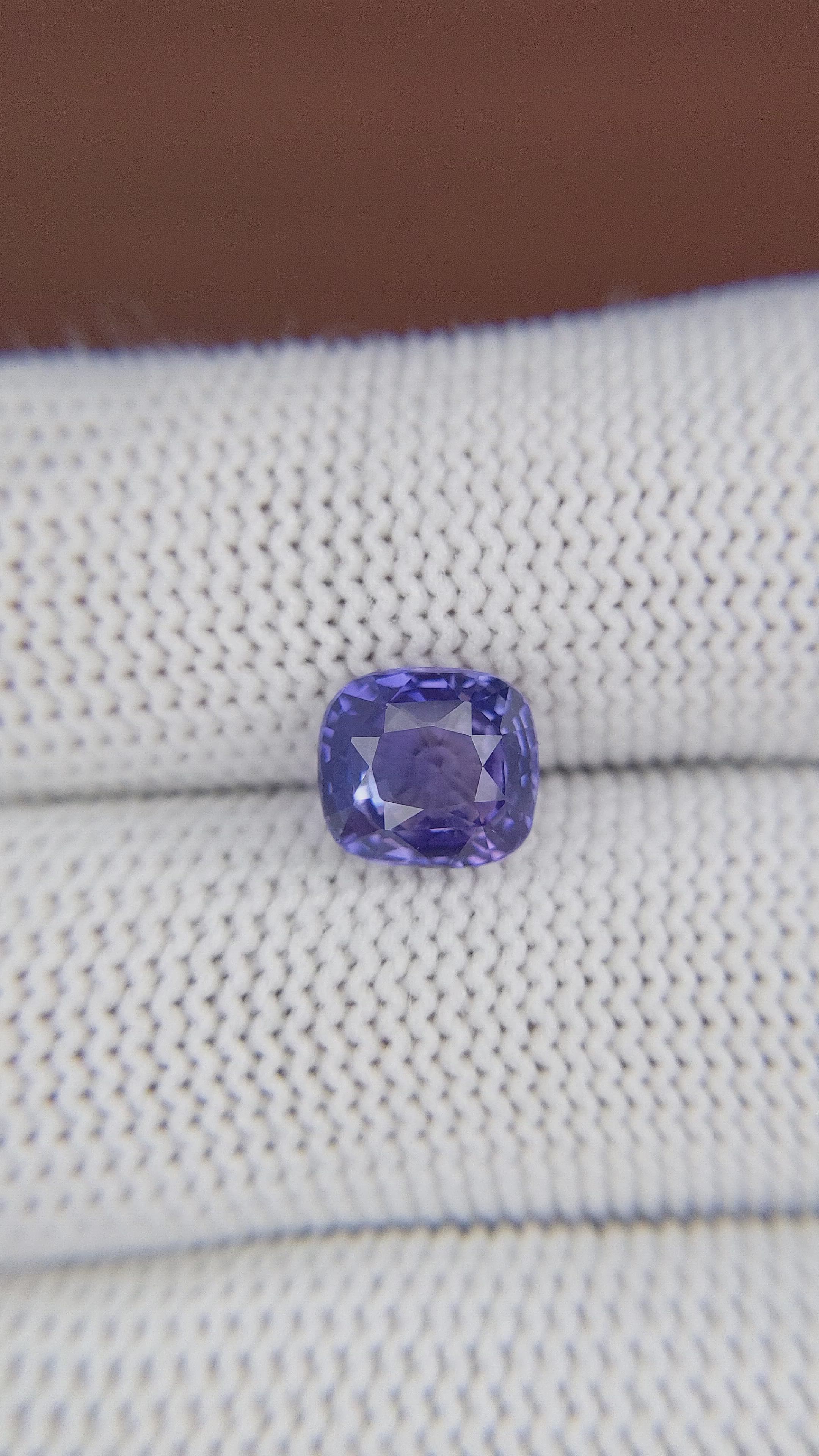 3.03 Ct. Color Change Sapphire from Ceylon (Sri Lanka) Size Video