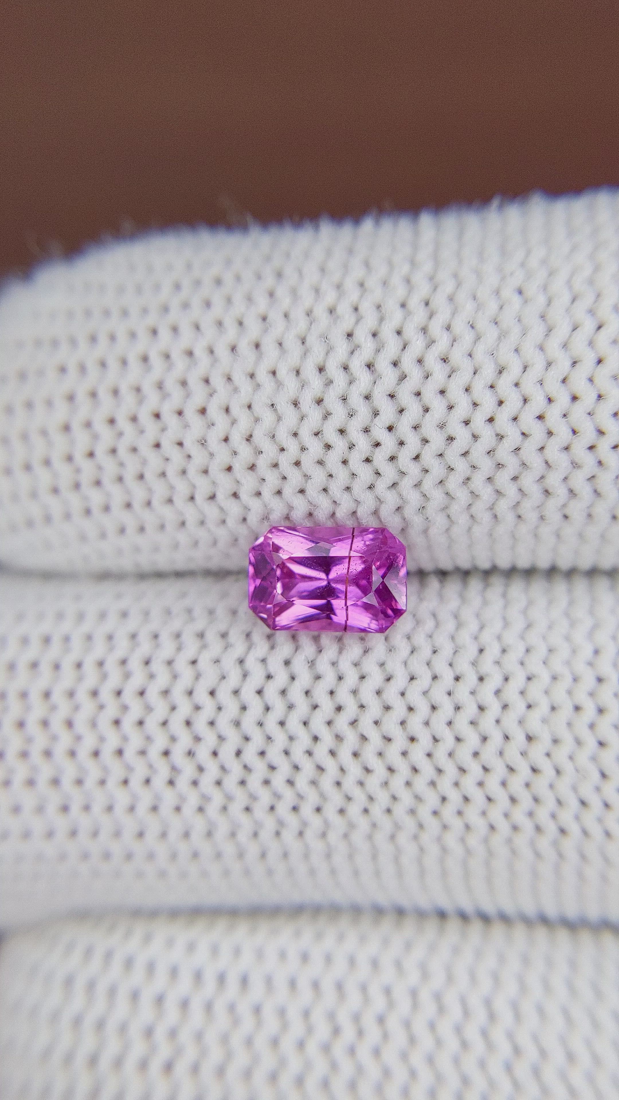 1.55 Ct. Purple Sapphire from Madagascar Size Video