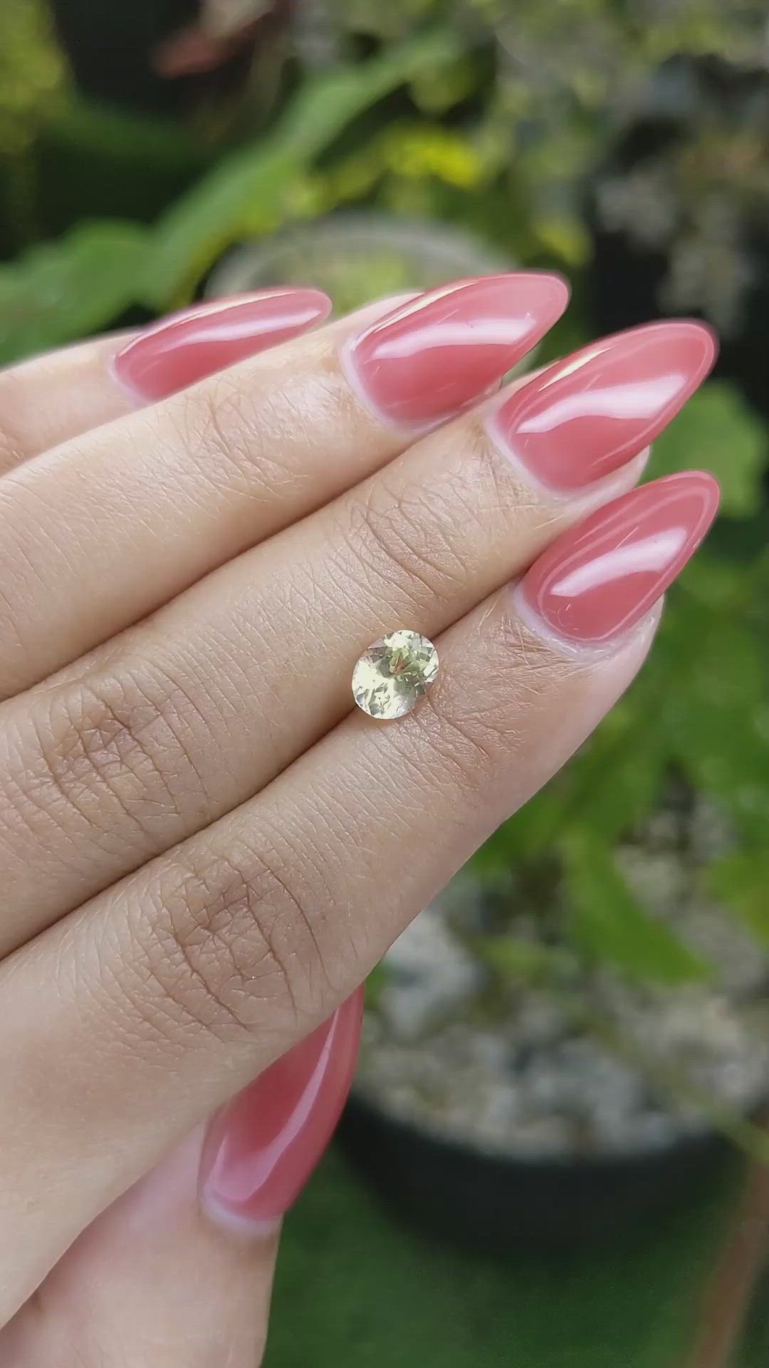 1.12 Ct. Yellow Sapphire from Ceylon (Sri Lanka) Size Video