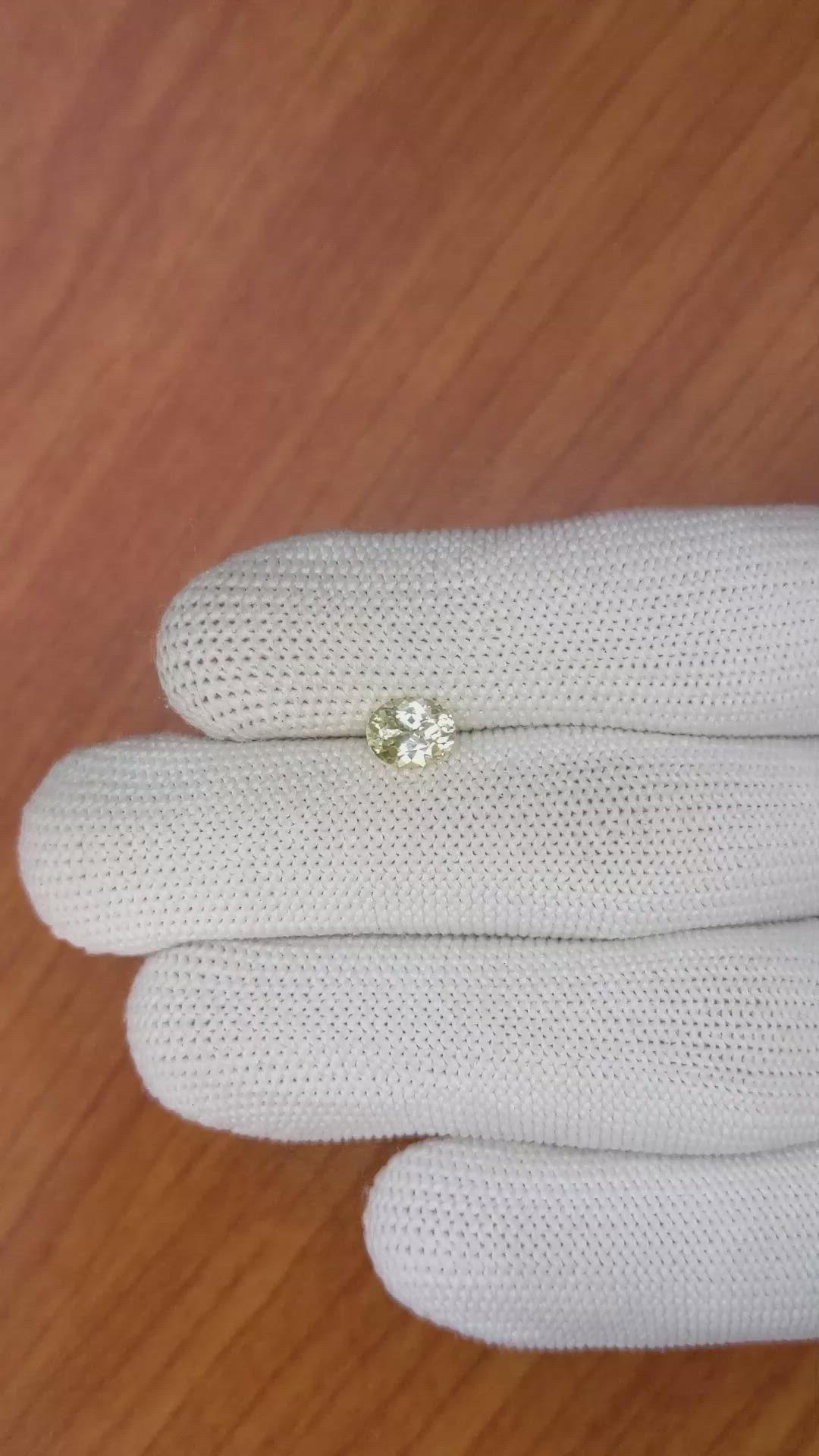 1.12 Ct. Yellow Sapphire from Ceylon (Sri Lanka) Size Video