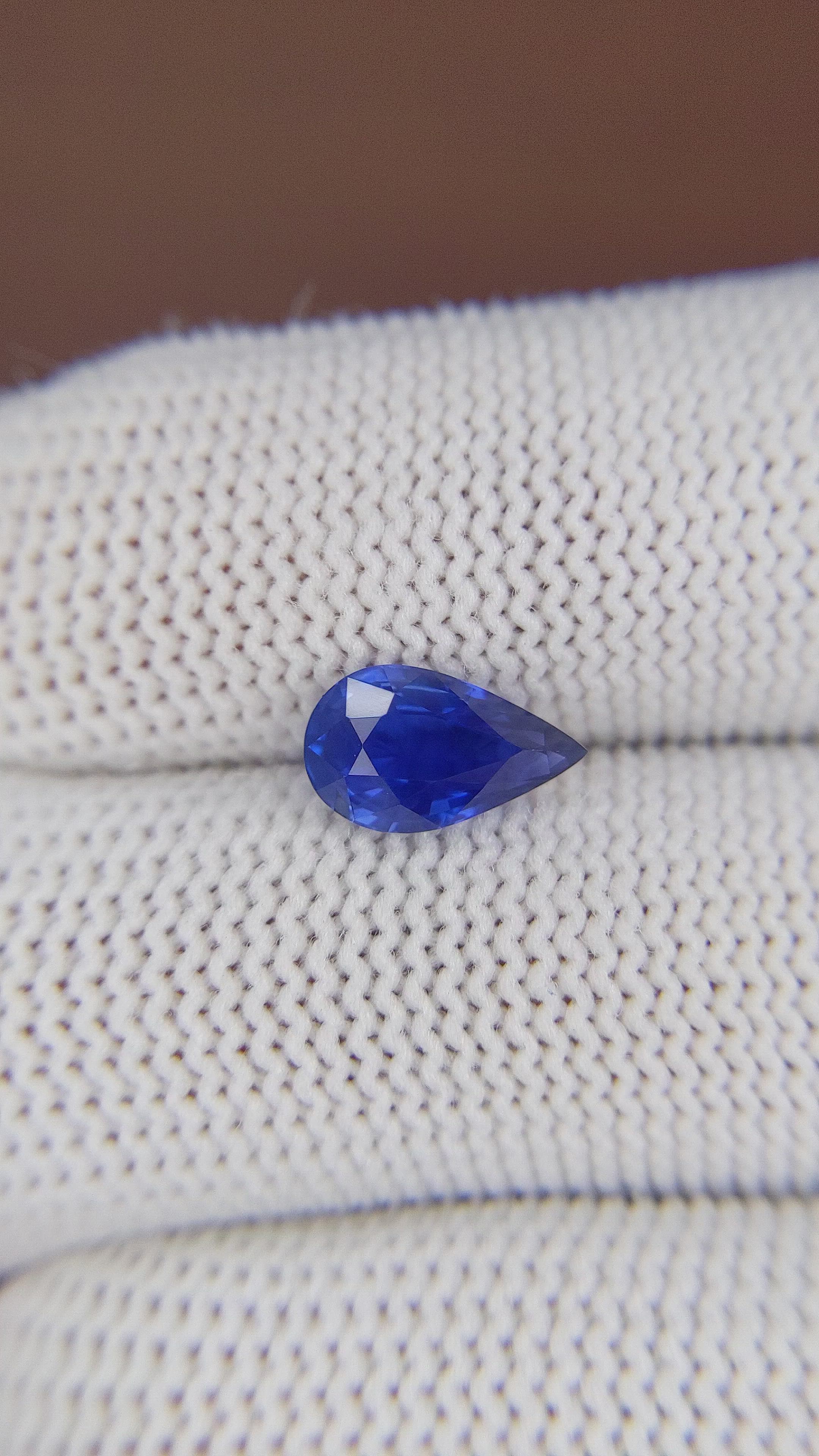 2.09 Ct. Blue Sapphire from Madagascar Size Video