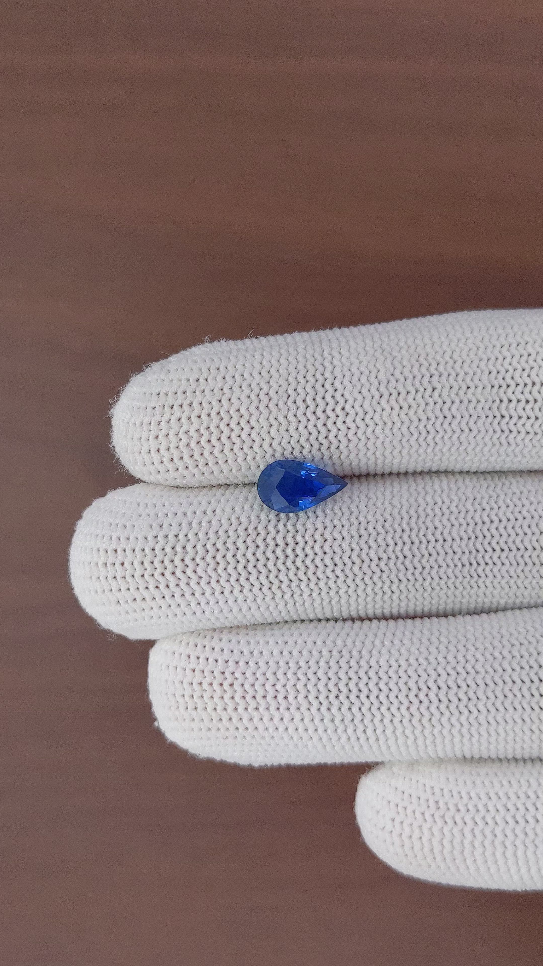 2.09 Ct. Blue Sapphire from Madagascar Size Video