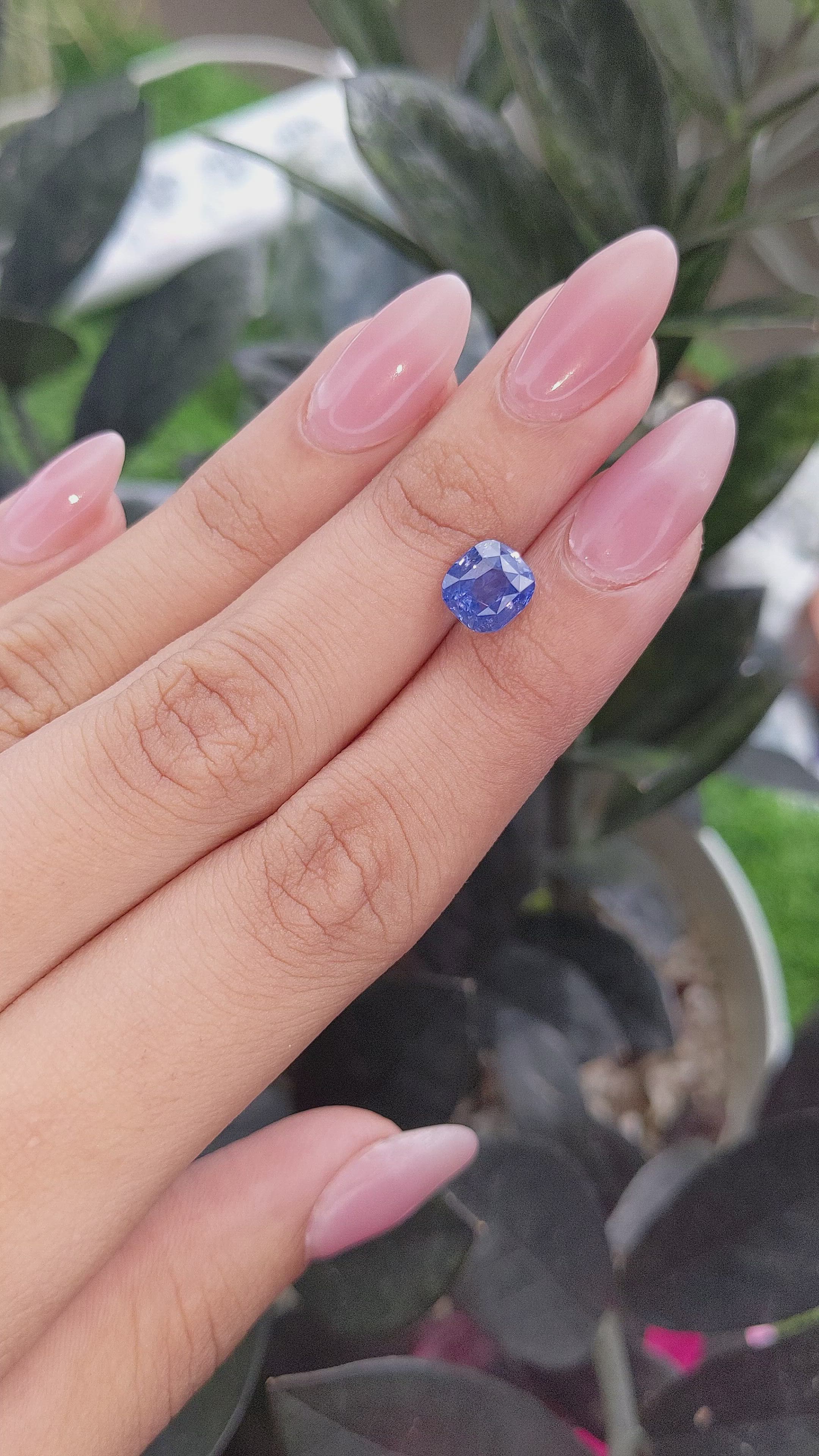 3.01 Ct. Blue Sapphire from Madagascar Size Video