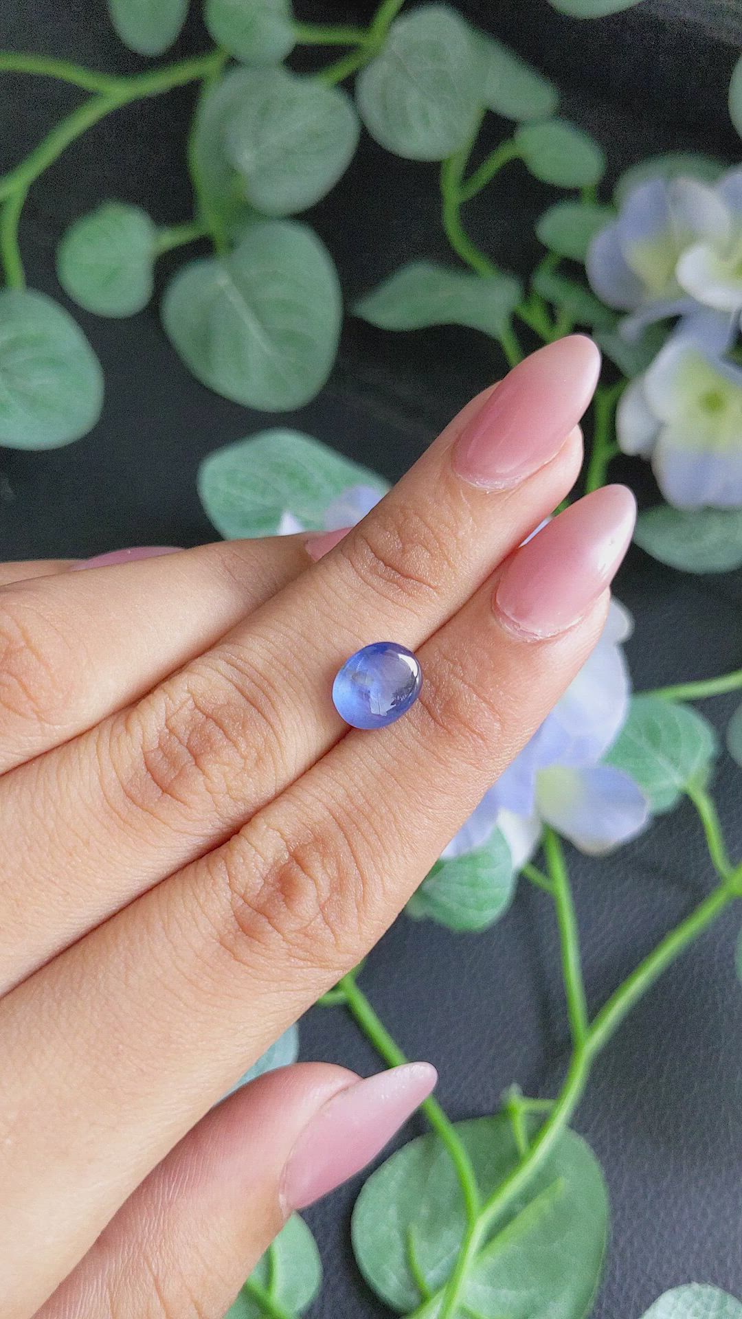 3.91 Ct. Blue Star Sapphire from Ceylon (Sri Lanka) Size Video