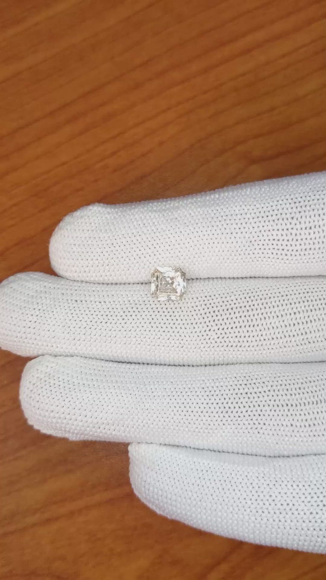 1.66 Ct. Peach Sapphire from Ceylon (Sri Lanka) Size Video