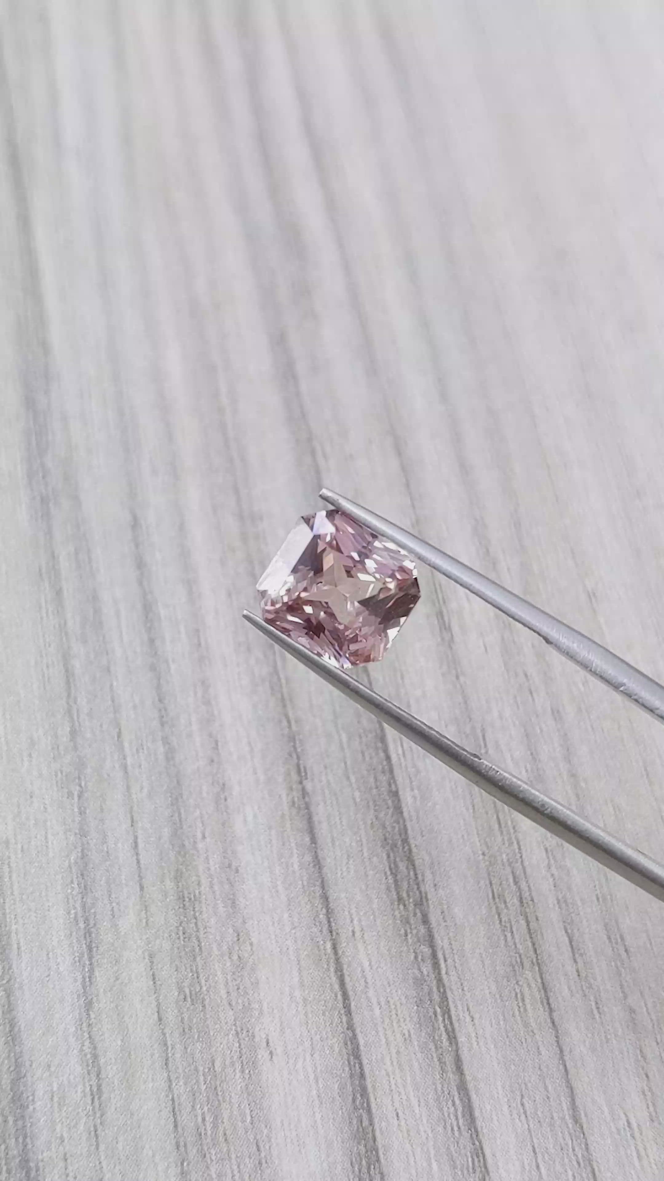 4.09 Ct. Padparadscha Sapphire from Madagascar Size Video