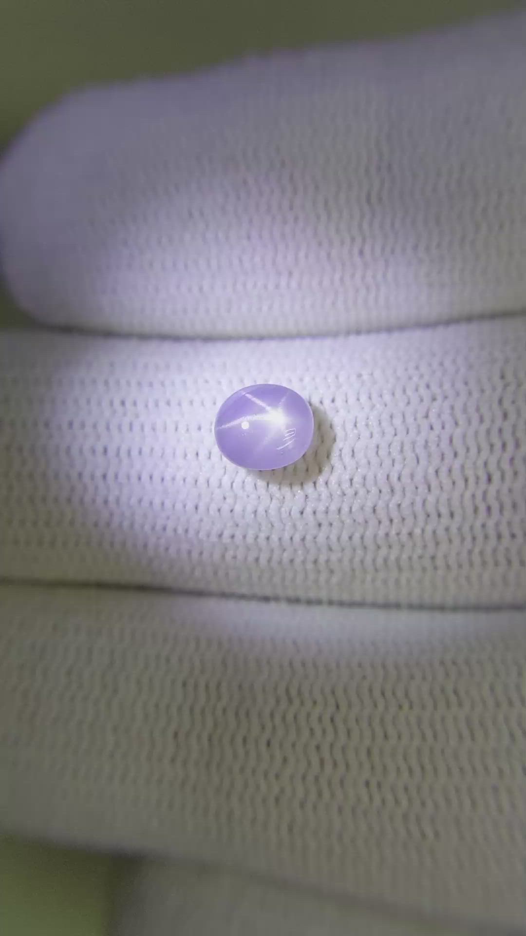 1.10 Ct. Grey Star Sapphire from Burma (Myanmar) Size Video