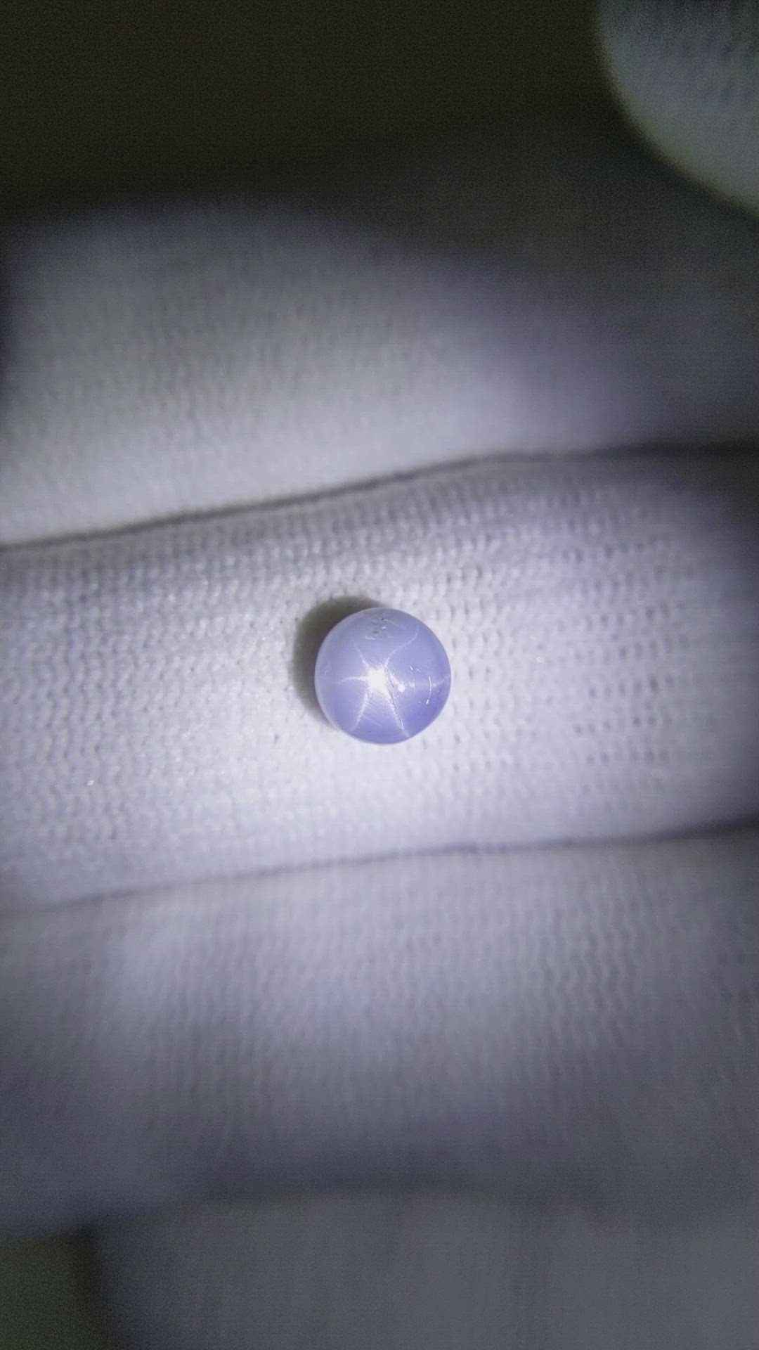 1.26 Ct. Grey Star Sapphire from Burma (Myanmar) Size Video