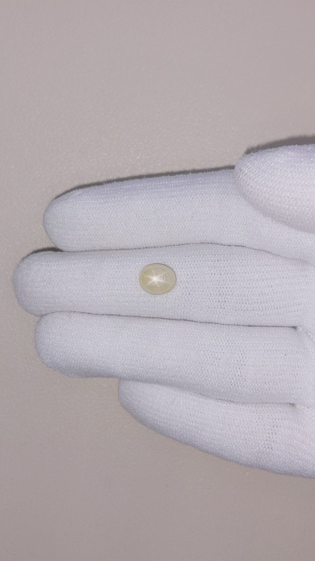 2.77 Ct. Yellow Star Sapphire from Burma (Myanmar) Size Video