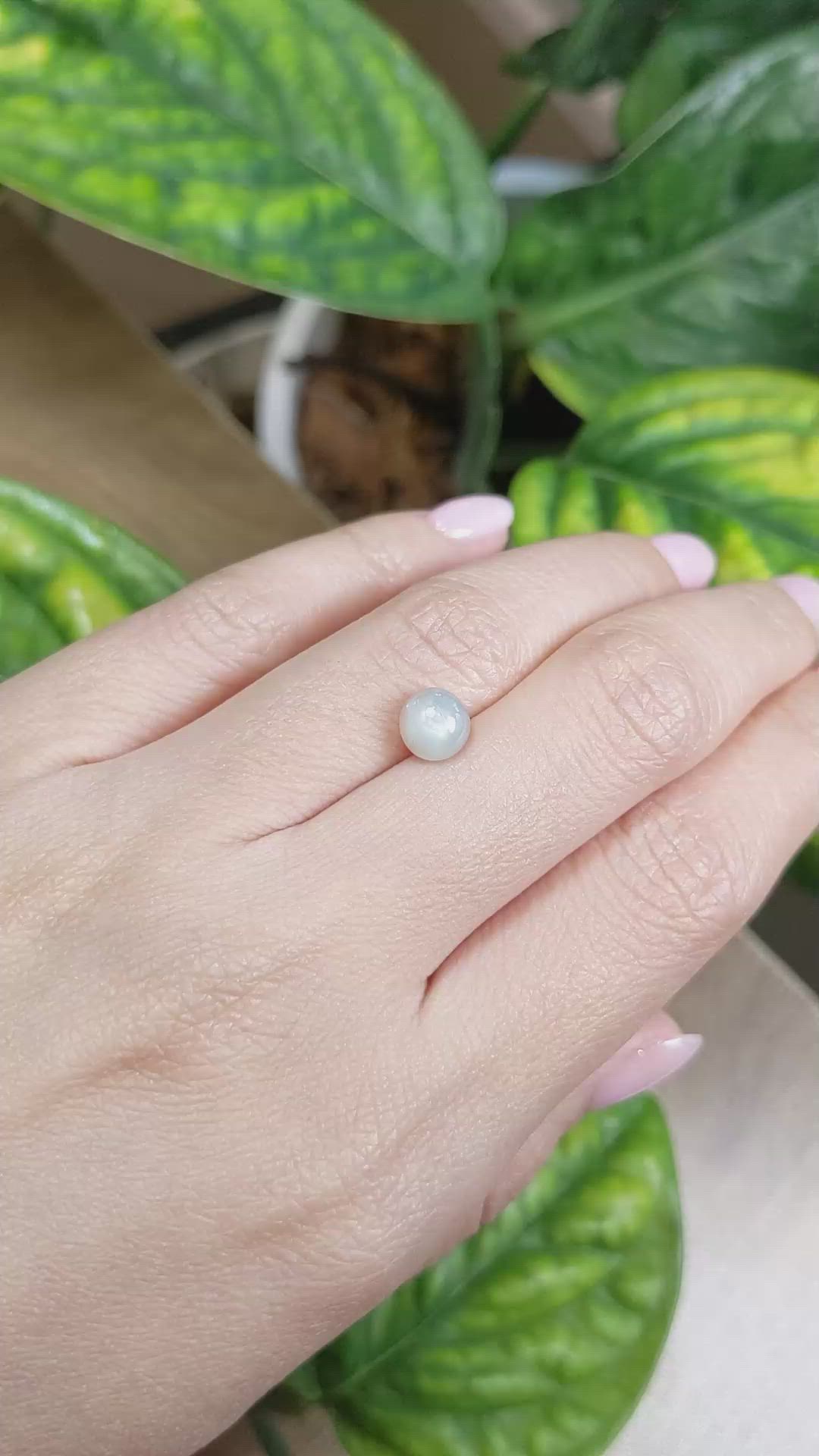 1.99 Ct. Grey Star Sapphire from Burma (Myanmar) Size Video