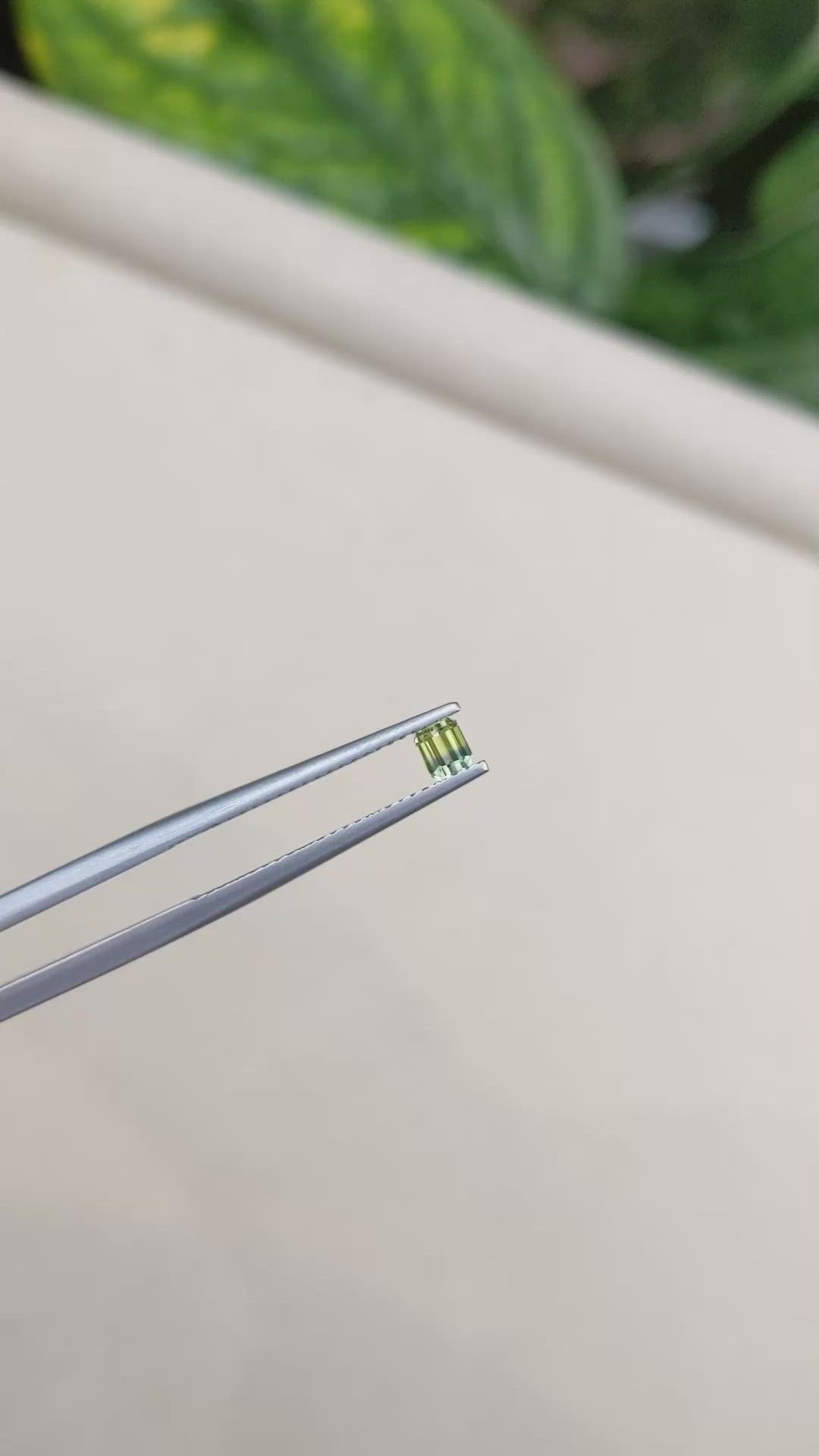 0.28 Ct. Bi Color Sapphire from Madagascar Size Video